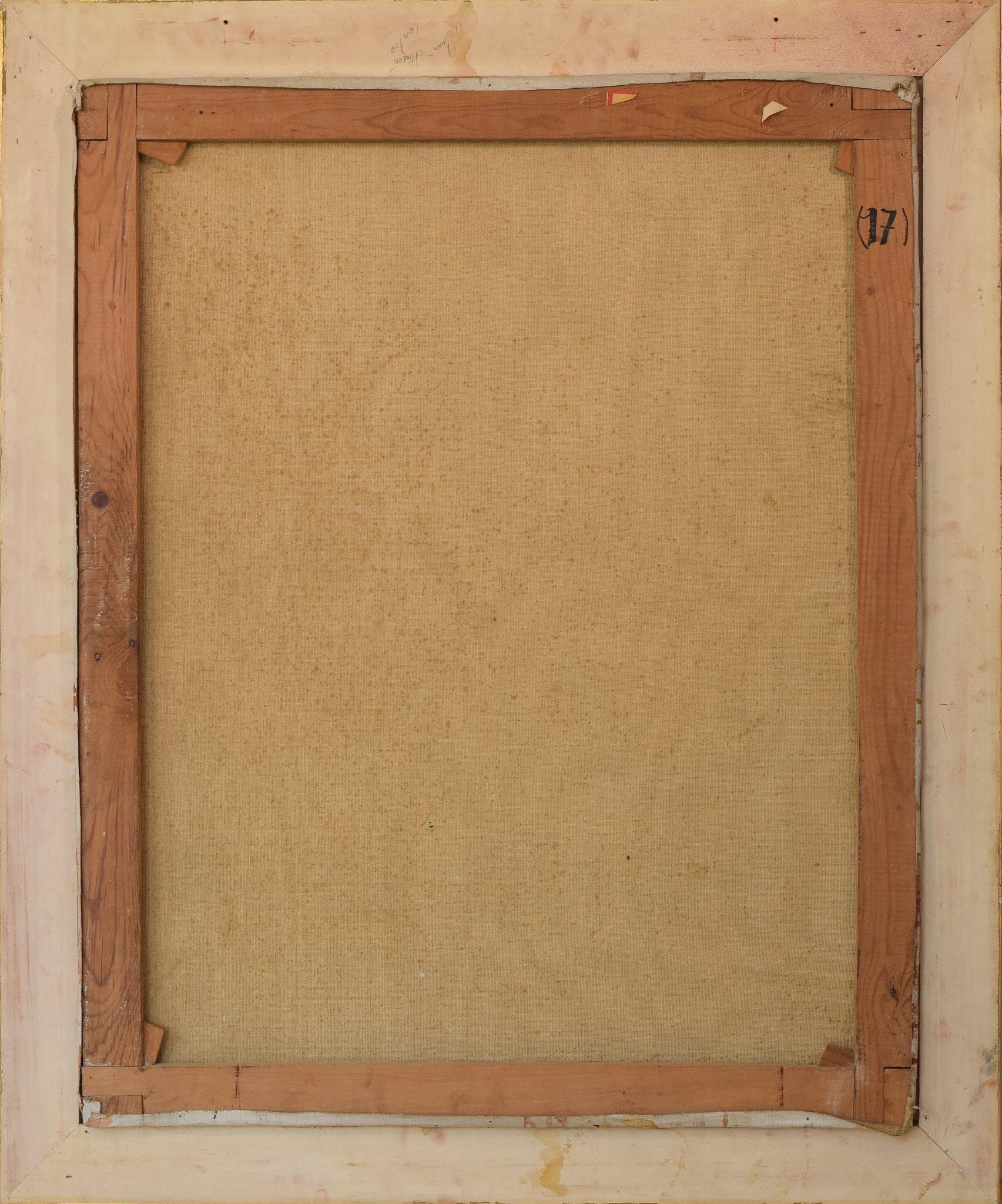 A painting of a man and woman sitting at a table.