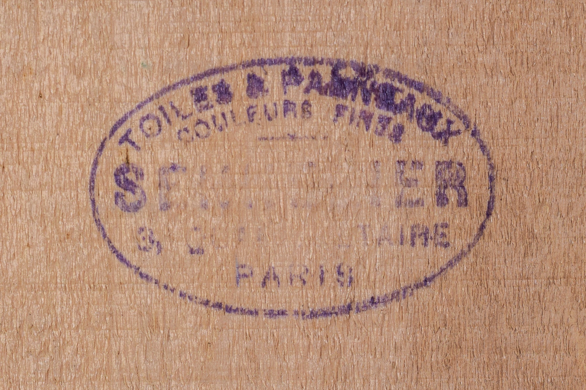 A painting of a view of a body of water with boats in the distance.