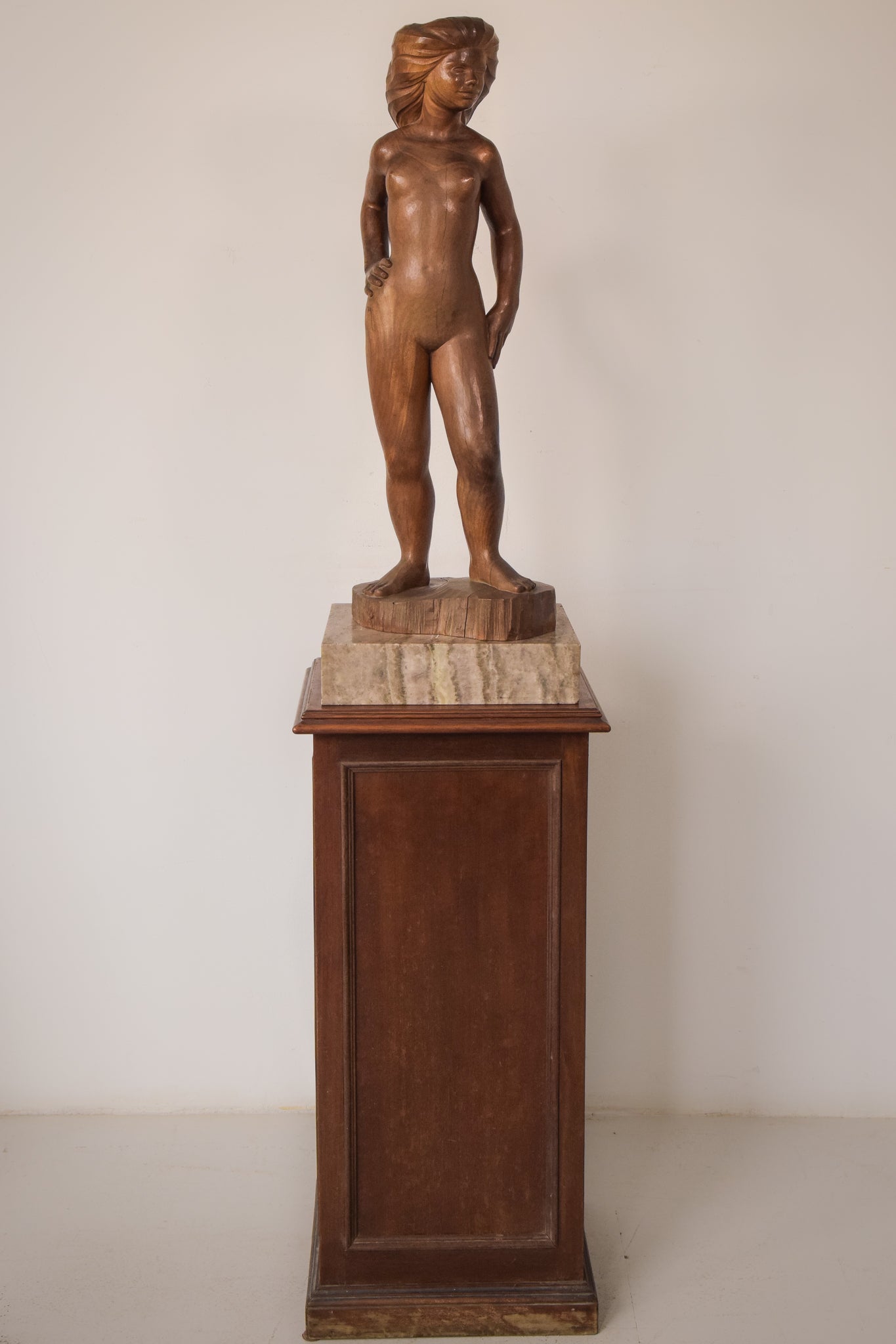 Female Nude with Stand by Unknown, Second half 20th century
