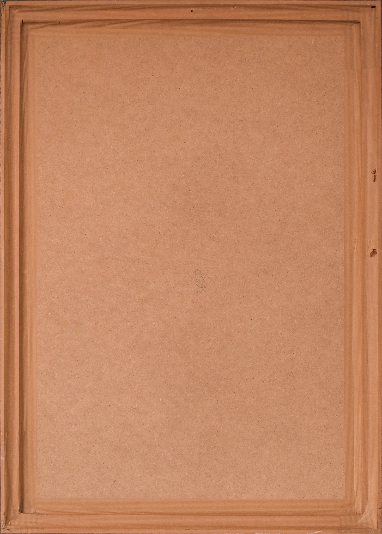 A painting of flowers in a vase on a table.