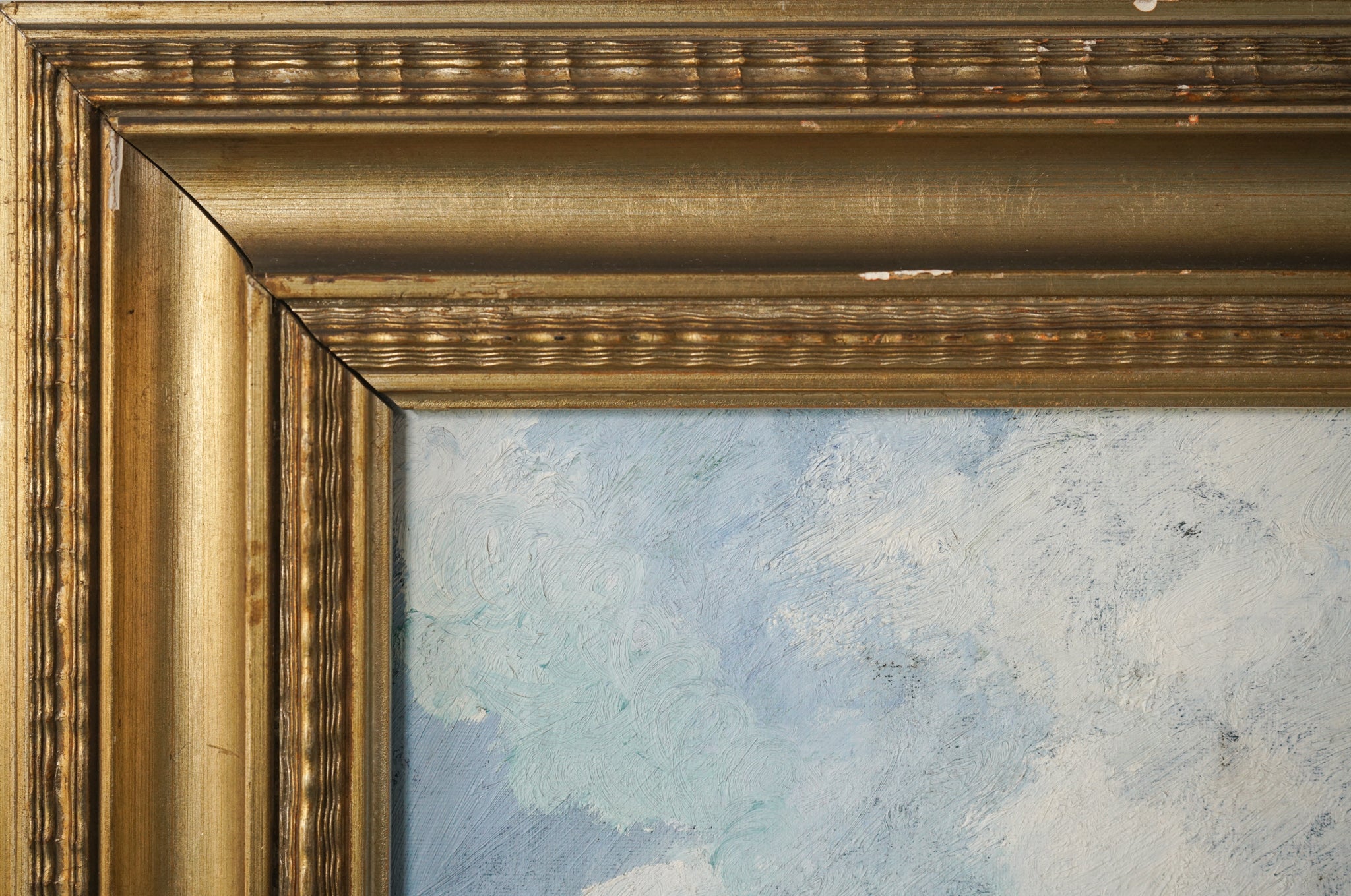 Artwork by Unknown, Frame signed summer landscape, Made of Oil on canvas 