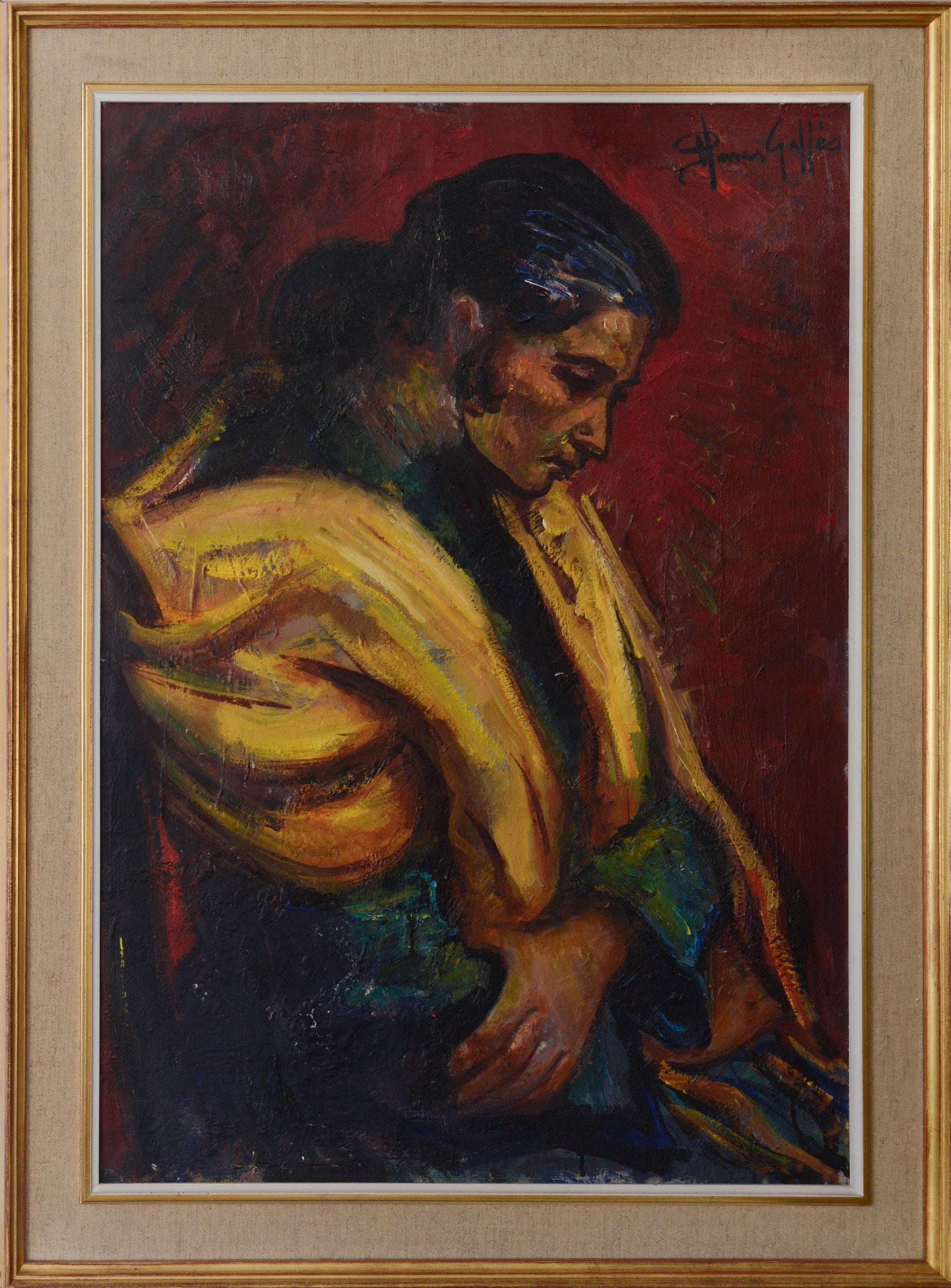 Artwork by Unknown, Gypsy Lady, Made of Oil on canvas 
