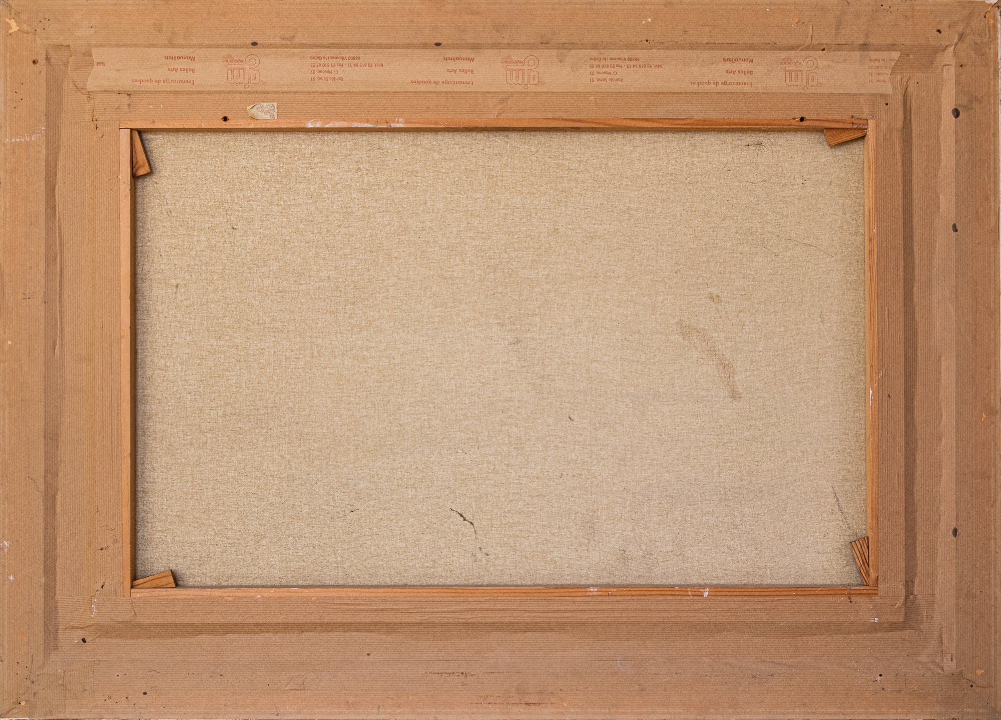 A painting of a group of people in a field.