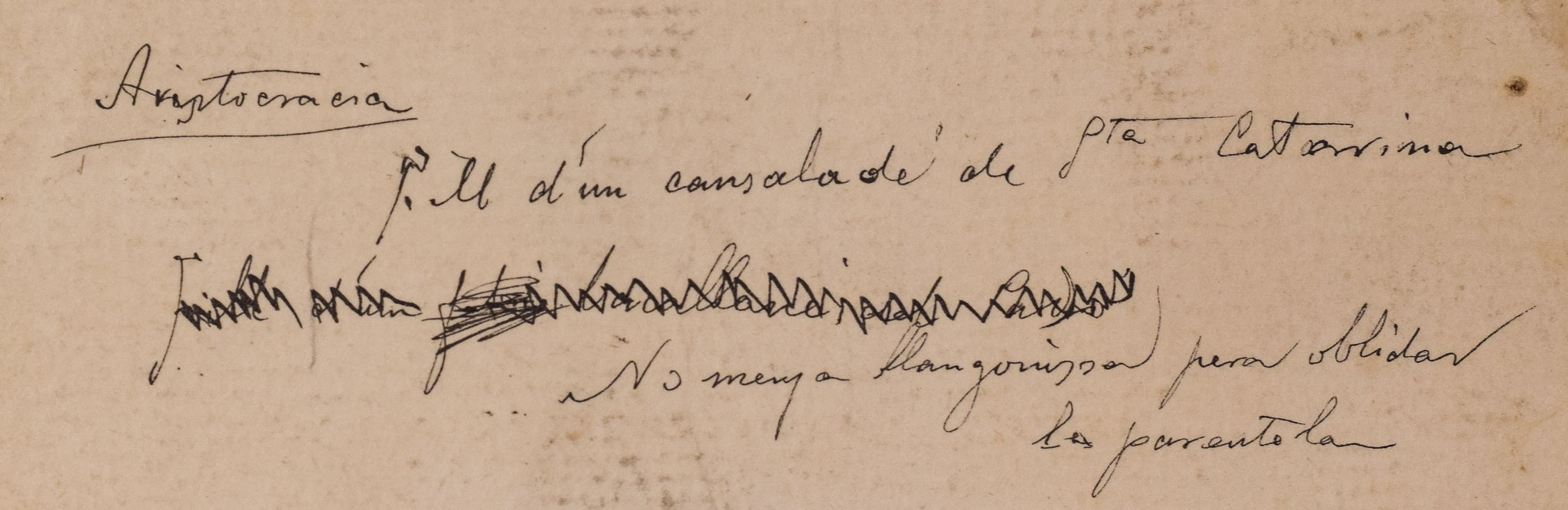 A drawing of a man with a cane and a top hat.