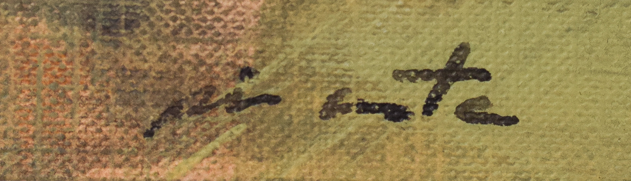 Artwork by Unknown, Landscape with Village, Made of Oil on board 