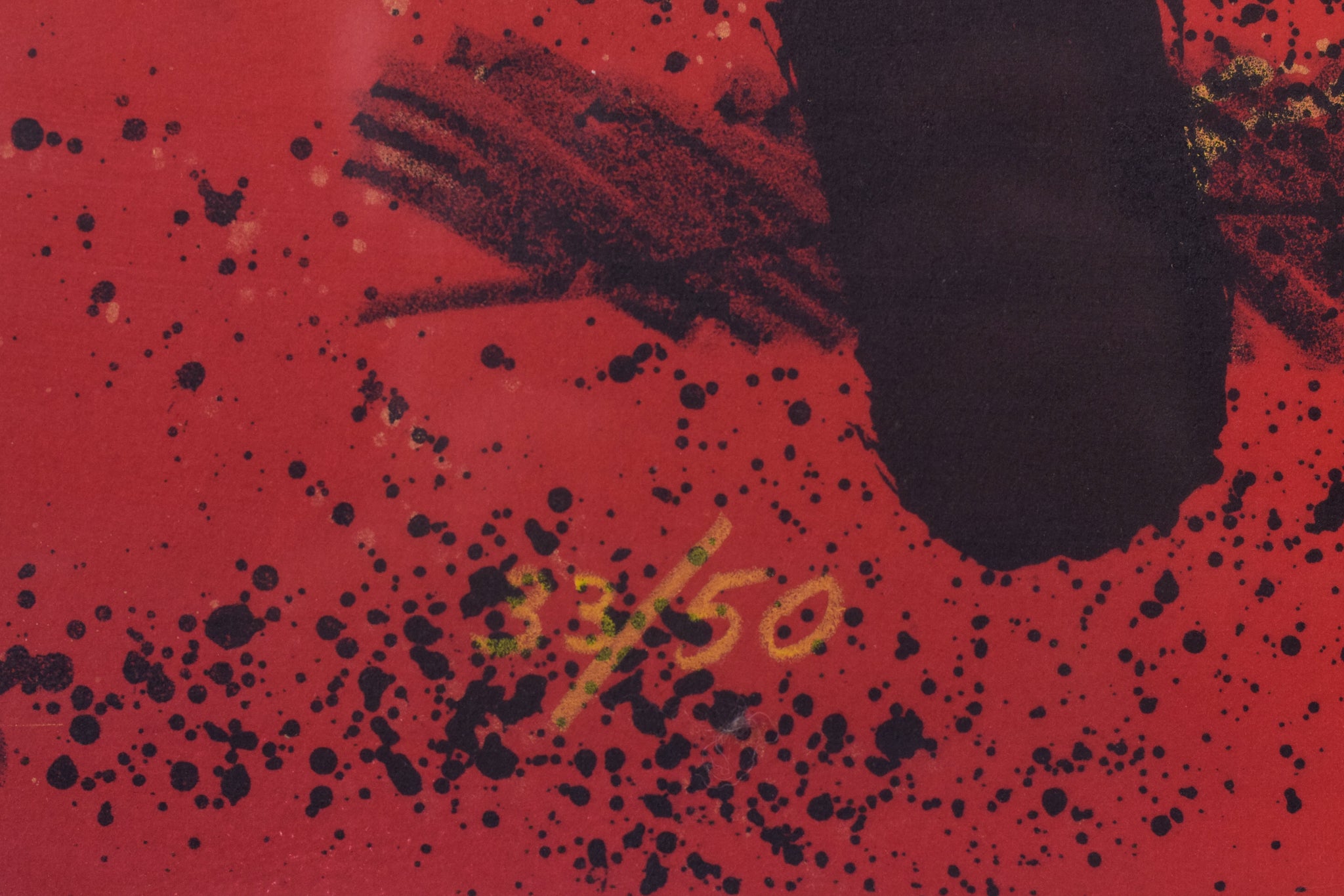 Artwork by Unknown, Limited Edition - Abstract Lithograph, Made of Pen and ink 