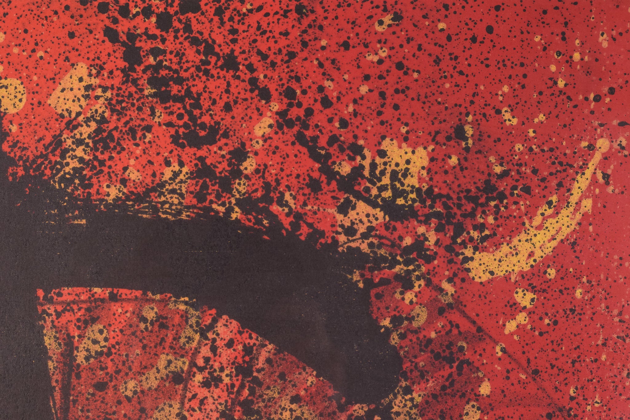 Artwork by Unknown, Limited Edition - Abstract Lithograph, Made of Pen and ink 