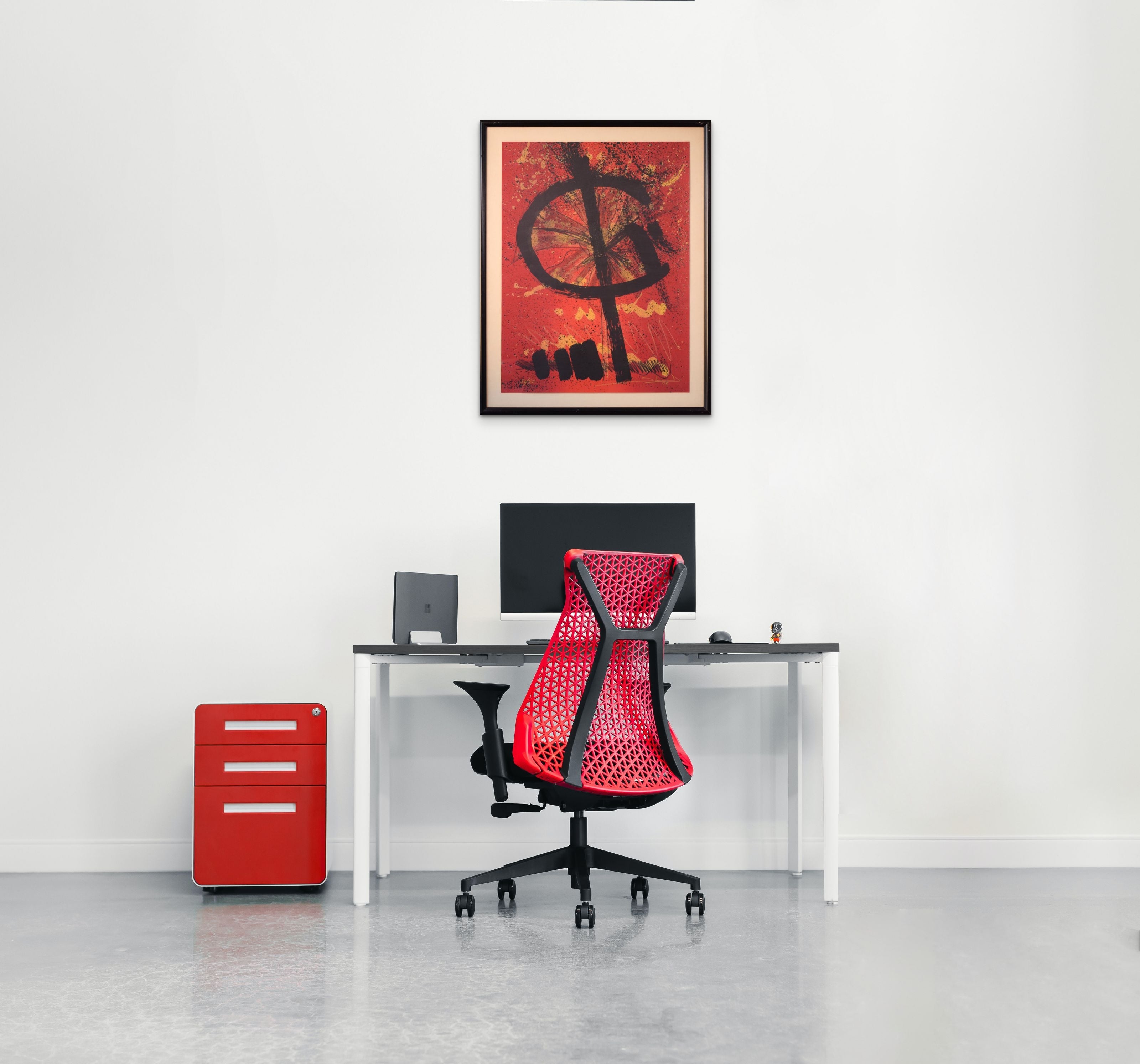 Artwork by Unknown, Limited Edition - Abstract Lithograph, Made of Pen and ink 