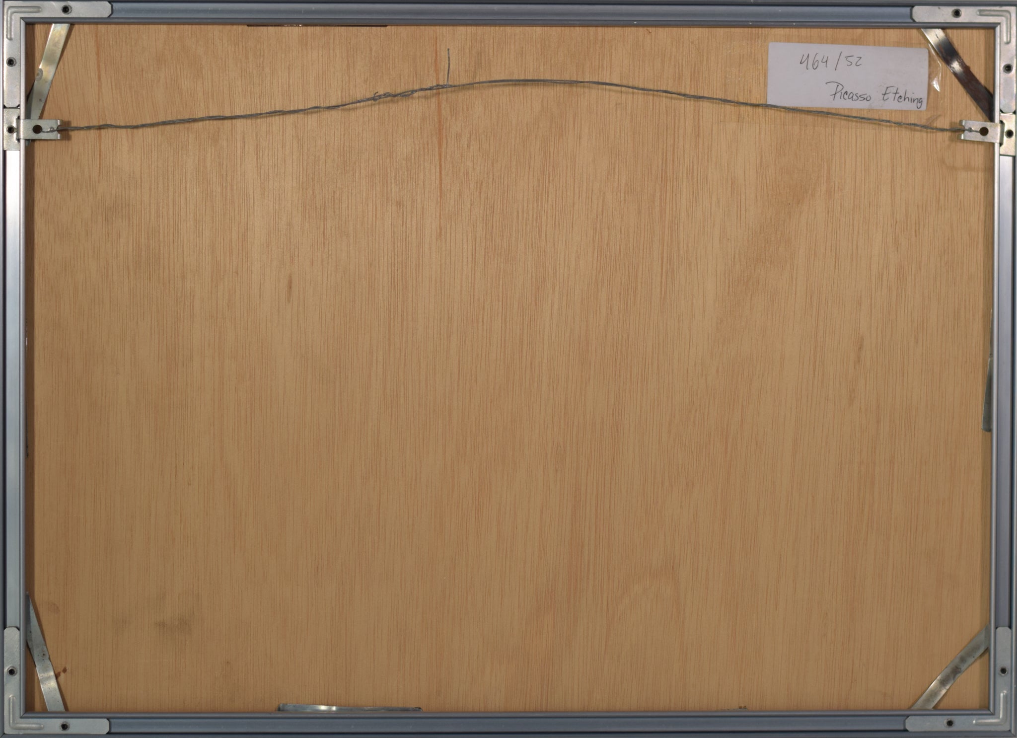 A black and white drawing of a blue square on a gray background.