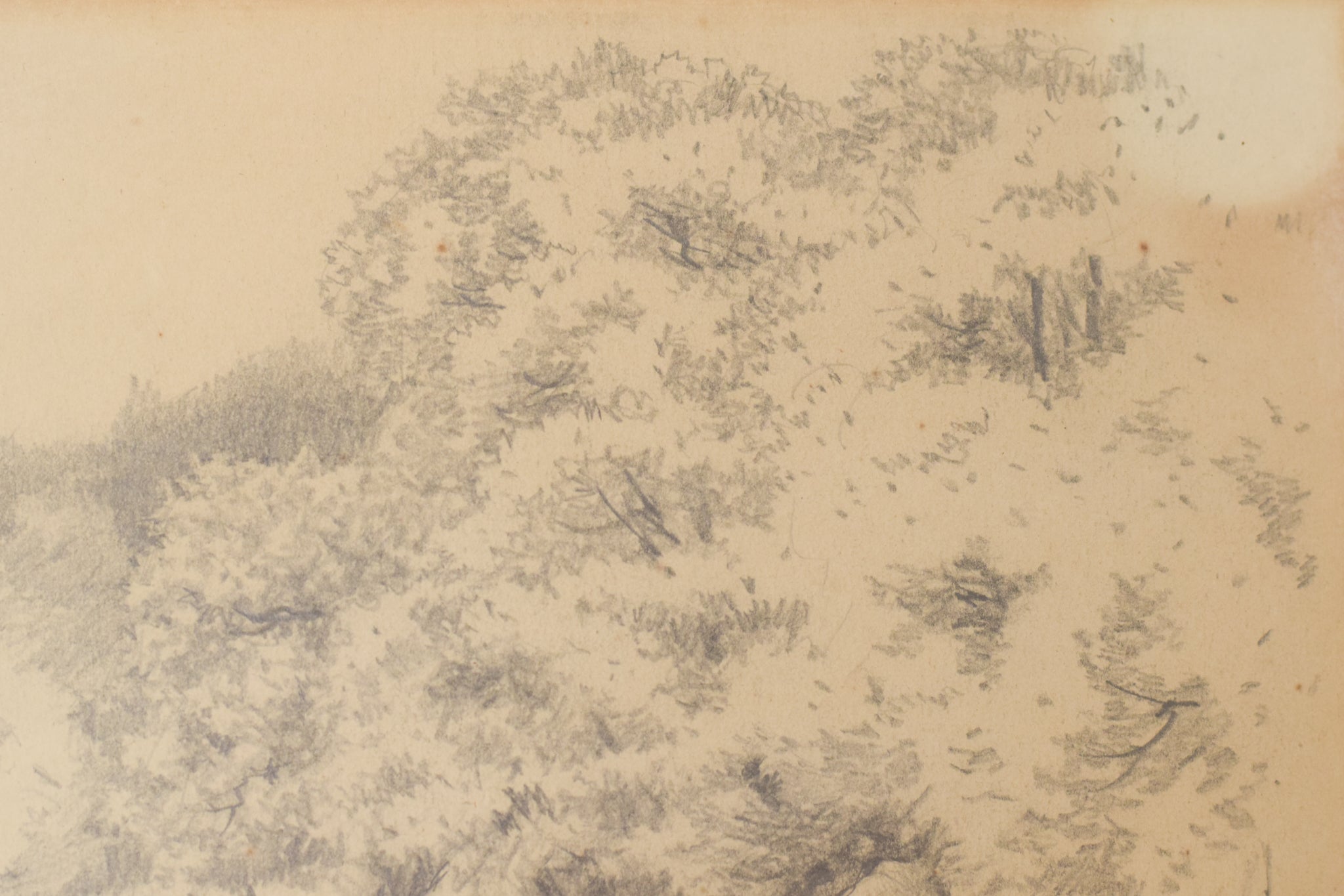 Artwork by Unknown, On The Cree, Made of Graphite on paper 