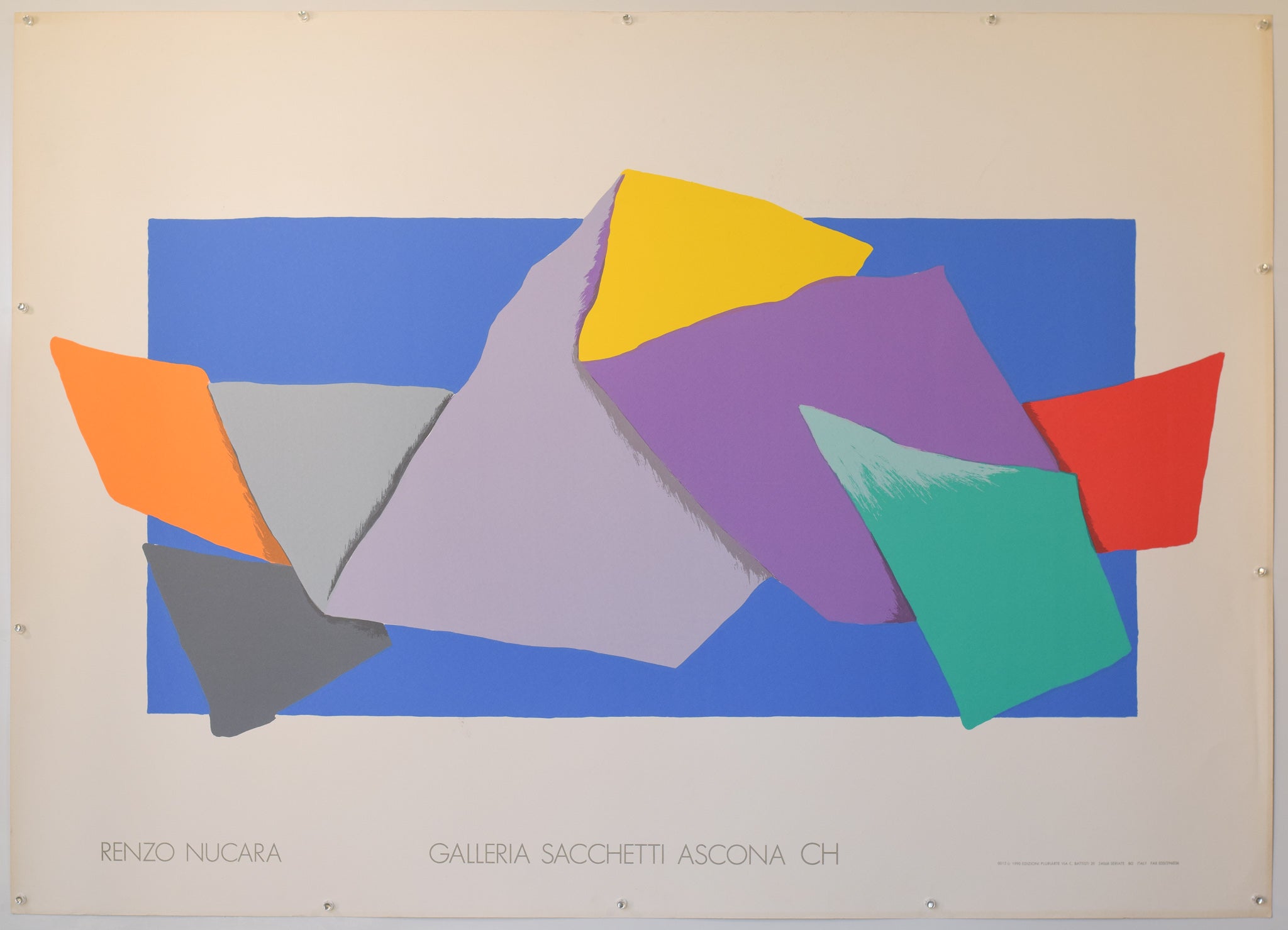 Artwork by Unknown, Original Large Lithograph - Modernist Artists Exhibition Posters - 14 Posters, Made of Lithograph 