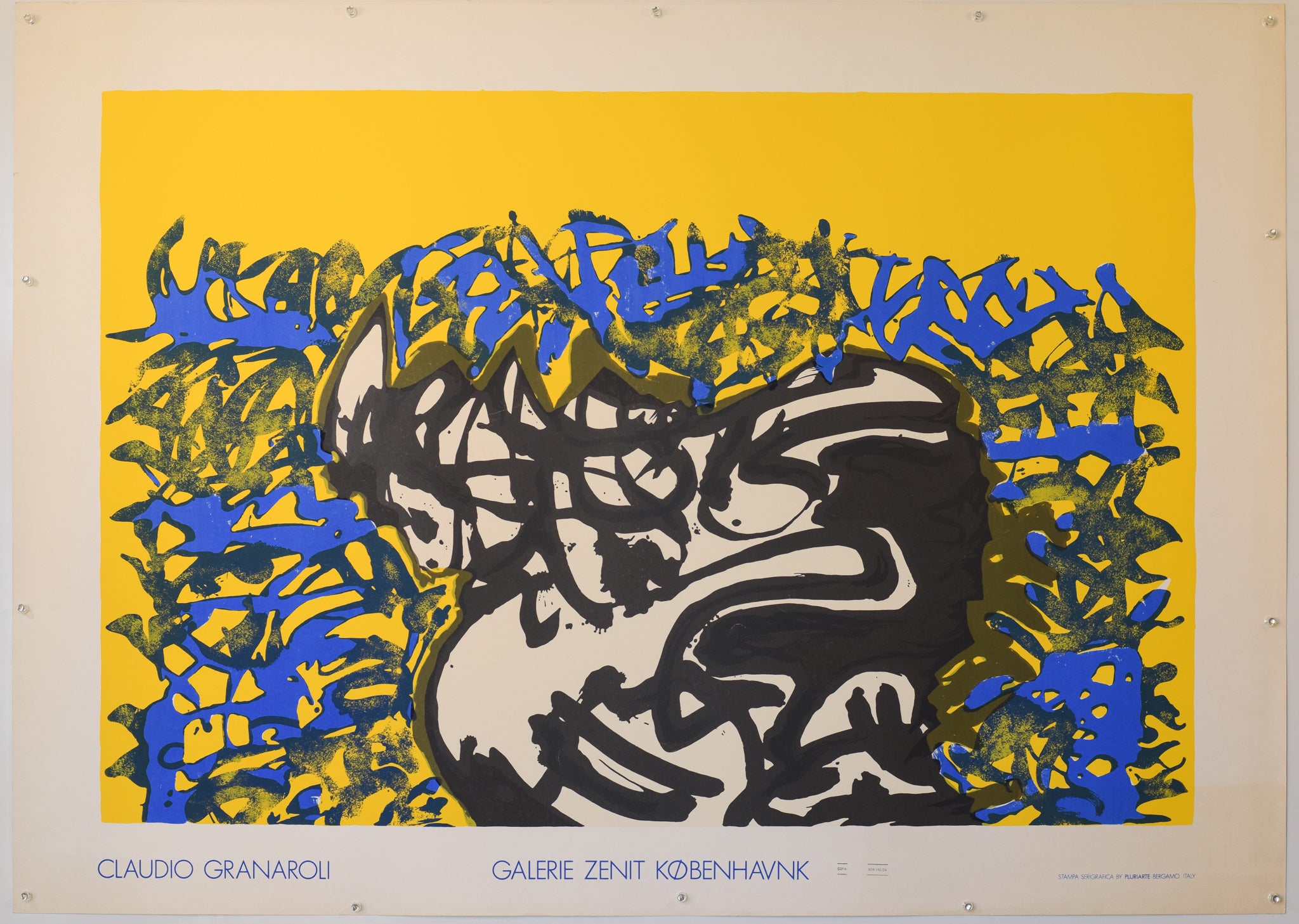 Artwork by Unknown, Original Large Lithograph - Modernist Artists Exhibition Posters - 14 Posters, Made of Lithograph 