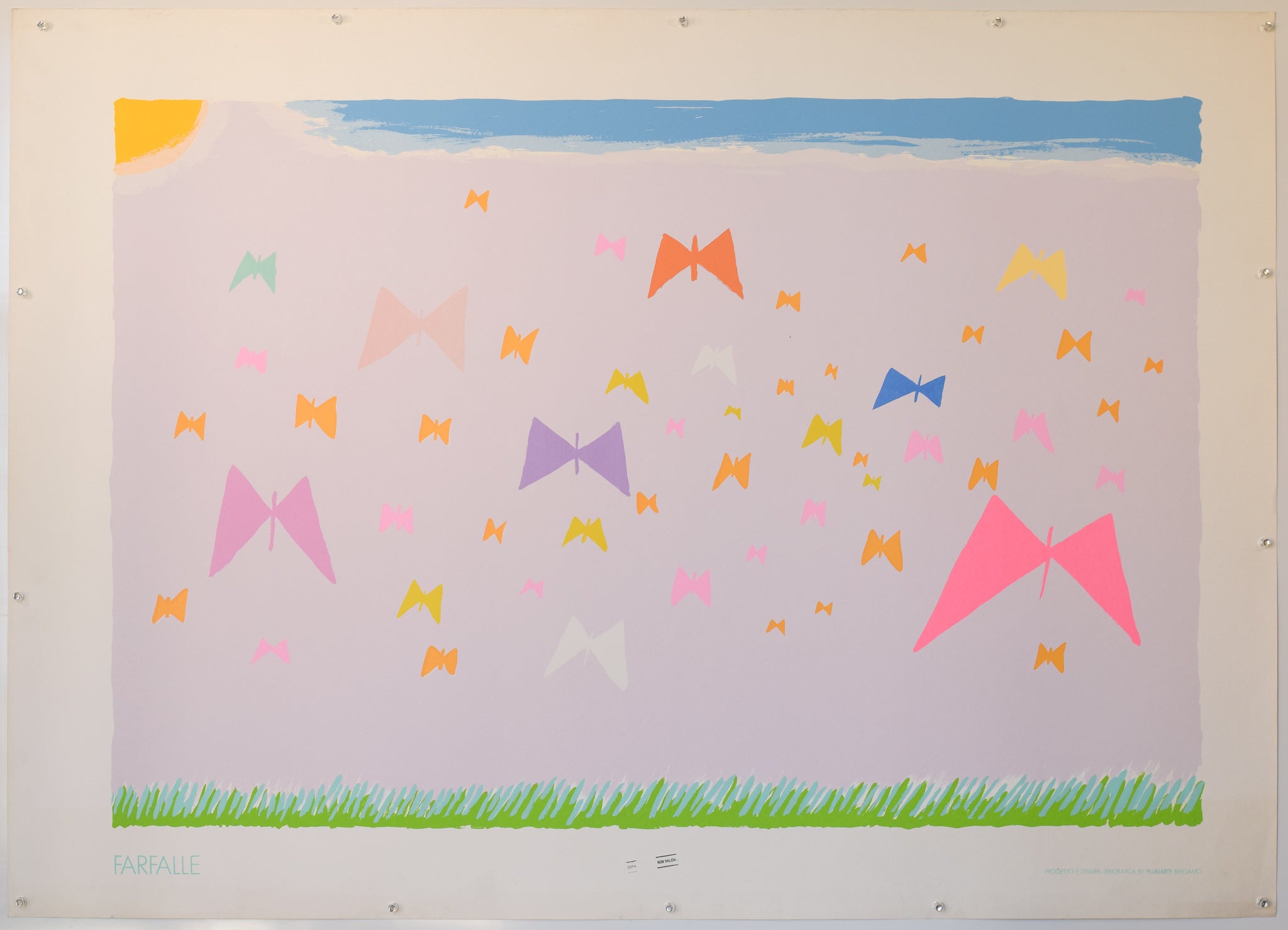 Artwork by Unknown, Original Large Lithograph - Modernist Artists Exhibition Posters - 14 Posters, Made of Lithograph 