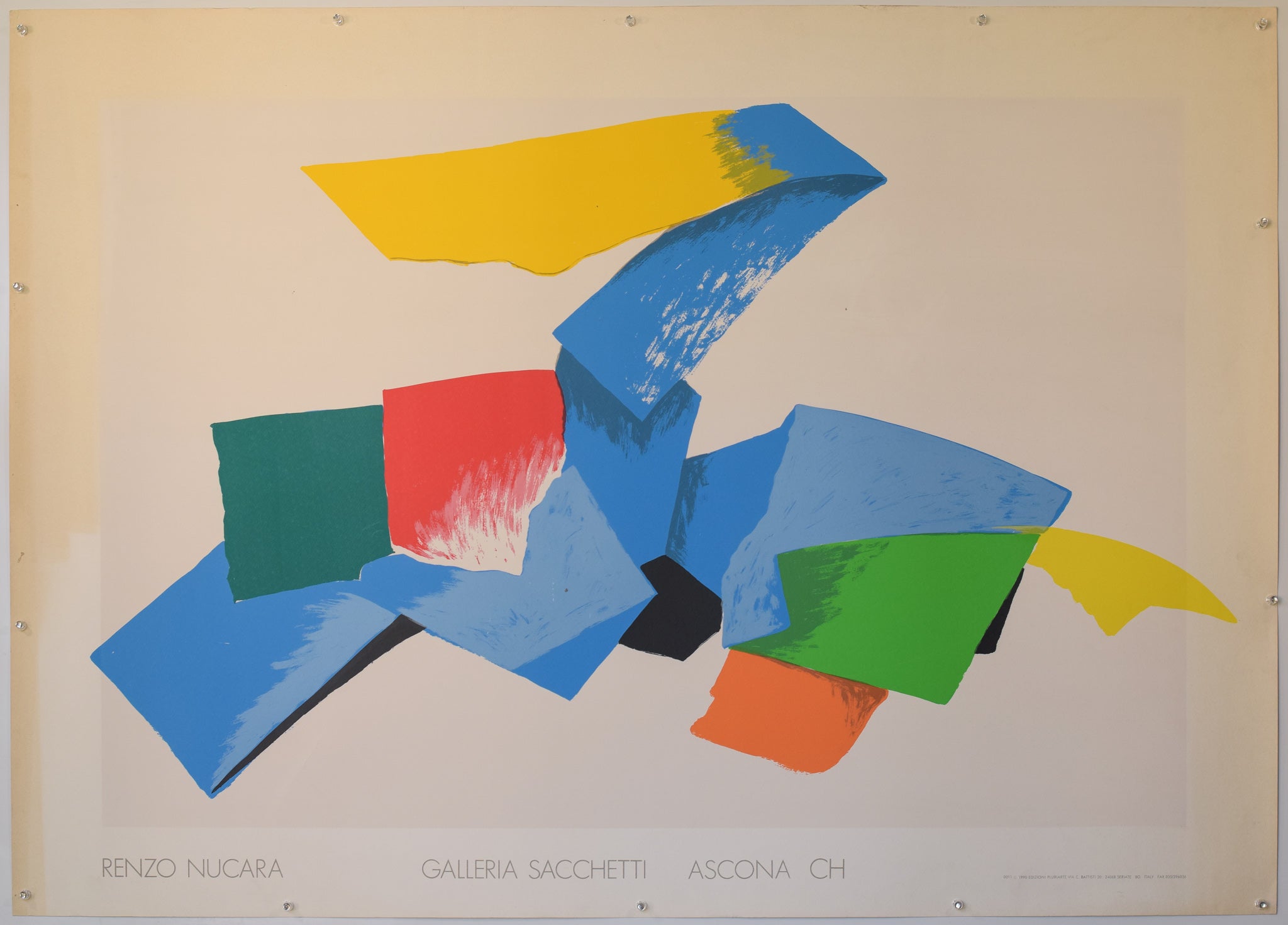 Artwork by Unknown, Original Large Lithograph - Modernist Artists Exhibition Posters - 14 Posters, Made of Lithograph 