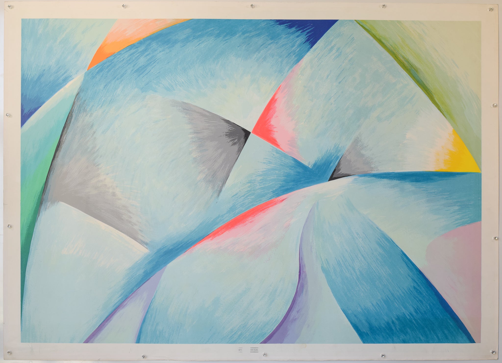 Artwork by Unknown, Original Large Lithograph - Modernist Artists Exhibition Posters - 14 Posters, Made of Lithograph 