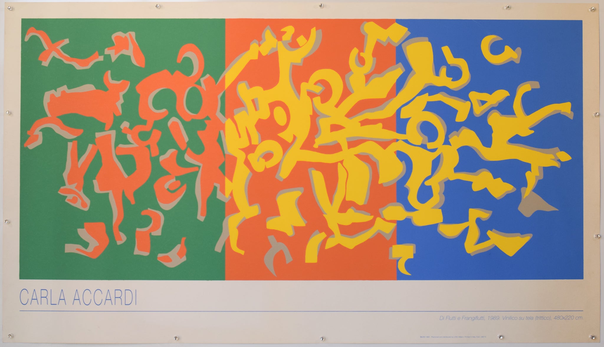 Artwork by Unknown, Original Large Lithograph - Modernist Artists Exhibition Posters - 14 Posters, Made of Lithograph 