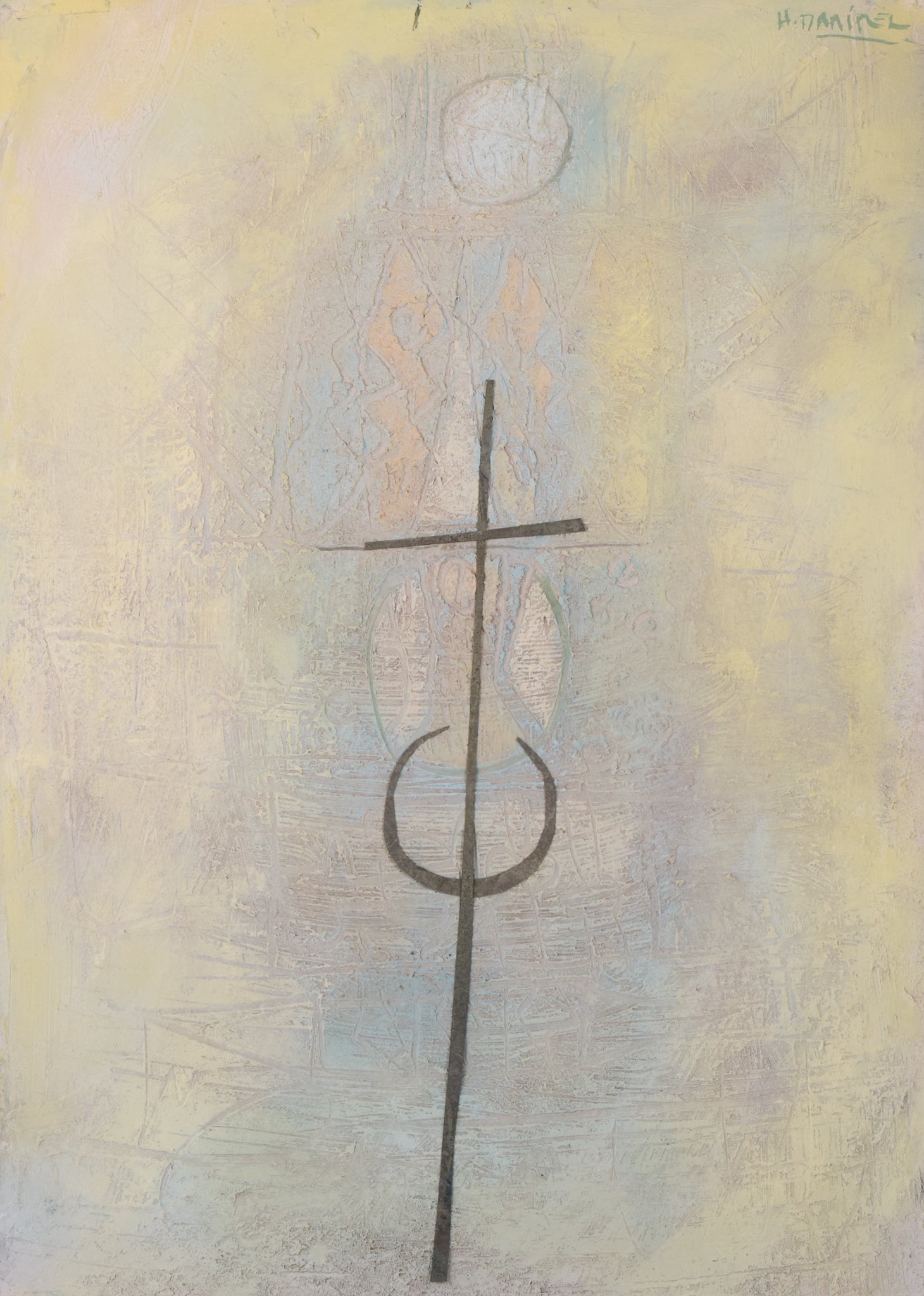 Painting with Cross by , 1970