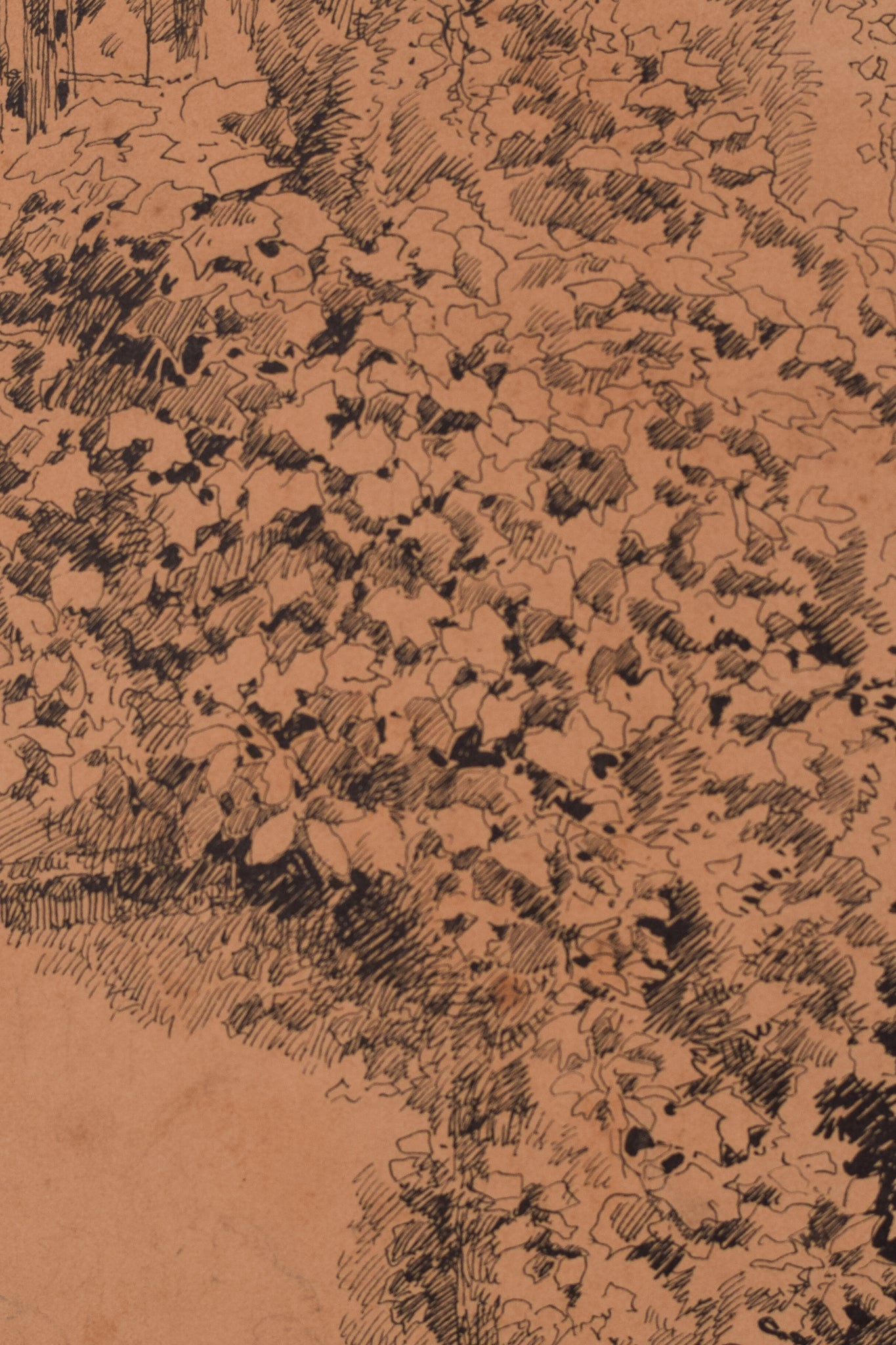 Artwork by Unknown, Pair of Antique Drawings, Made of Graphite on paper 