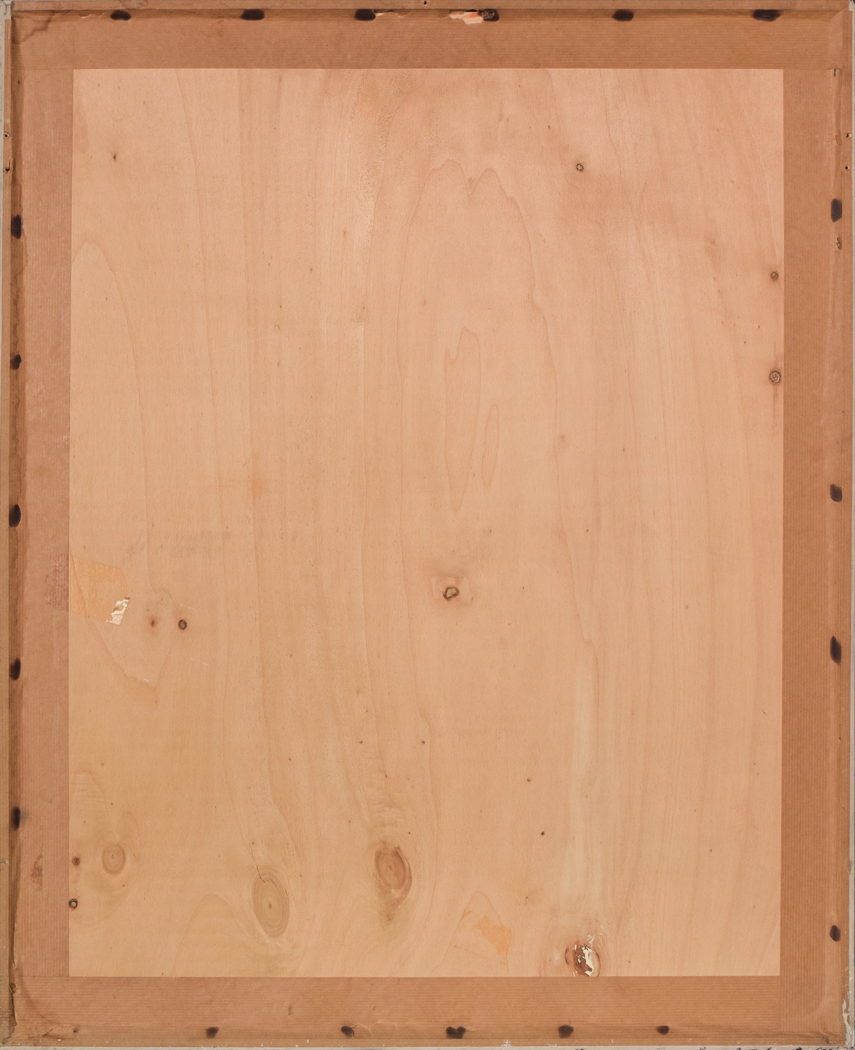 Two paintings of a landscape with a large rock in the middle of it.