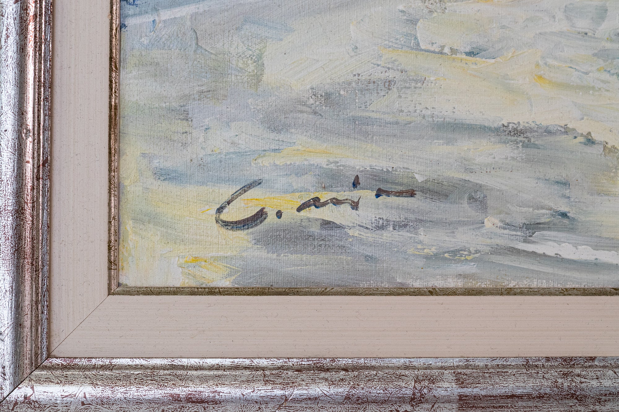 Artwork by Unknown, Placa Reial Barcelona - Looking into the Sunlight, Made of Oil on canvas 