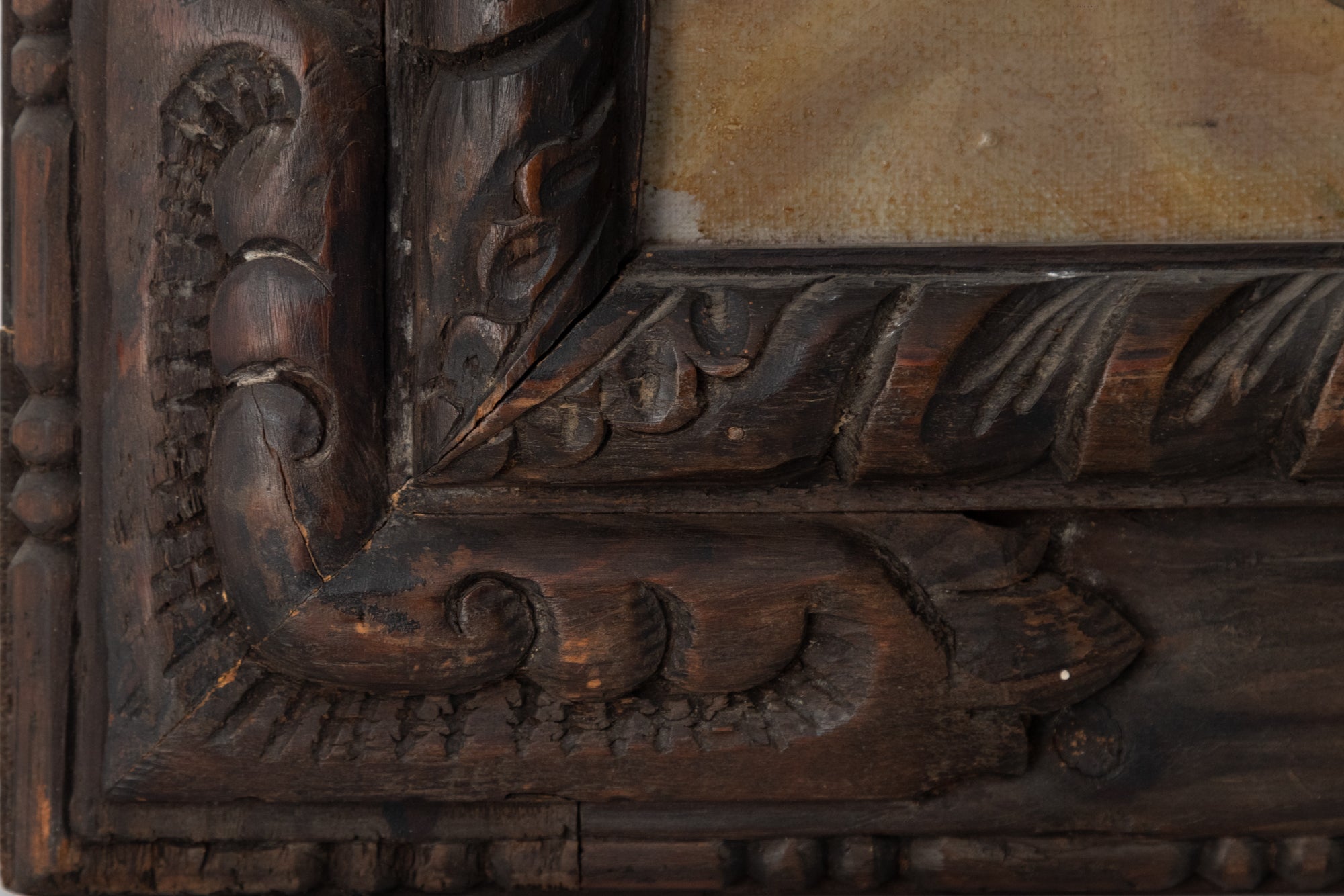 A painting of flowers in a vase and a pitcher on a table.