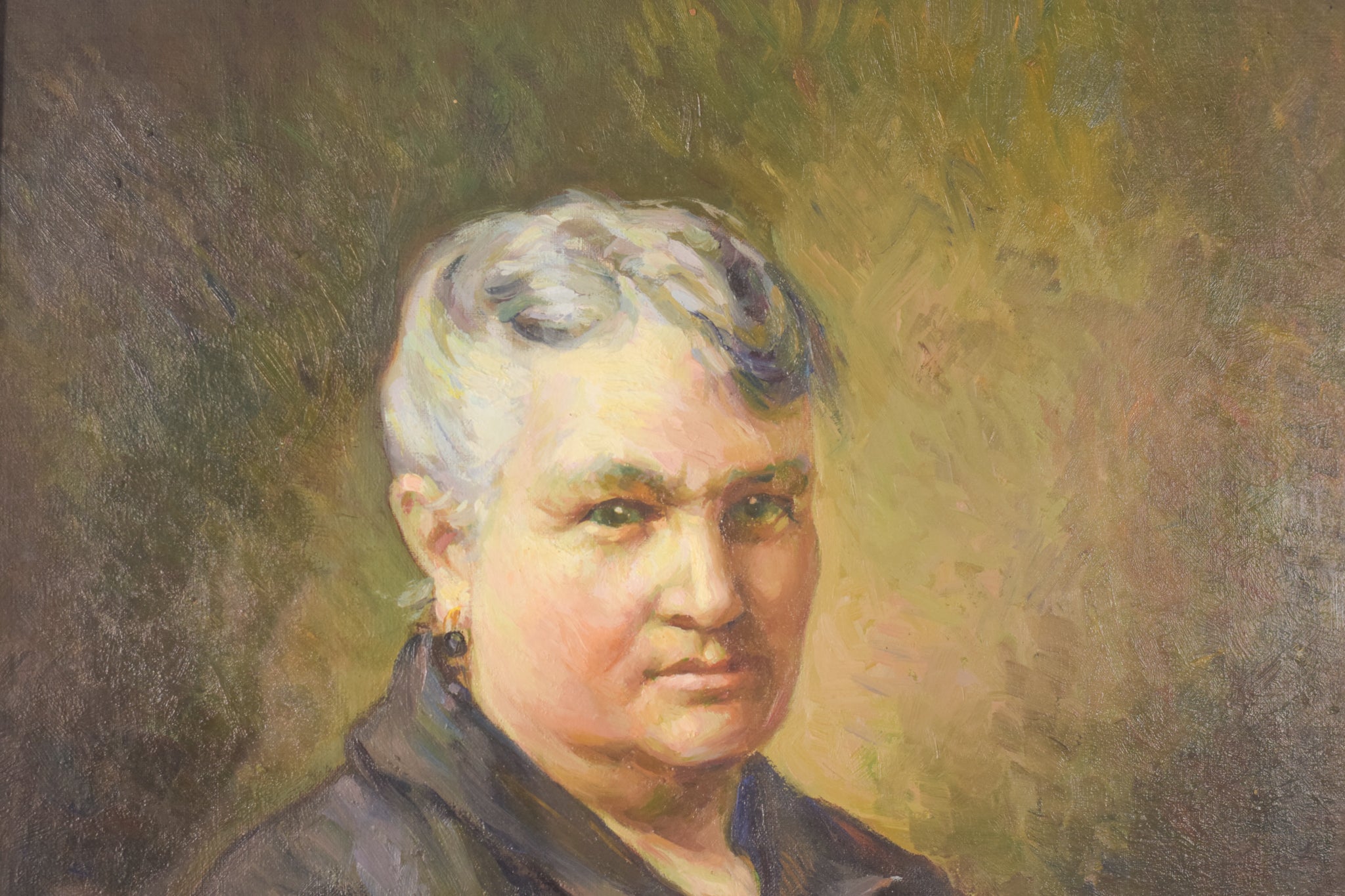 Artwork by Unknown, Portrait of a Lady, Made of Oil on canvas 