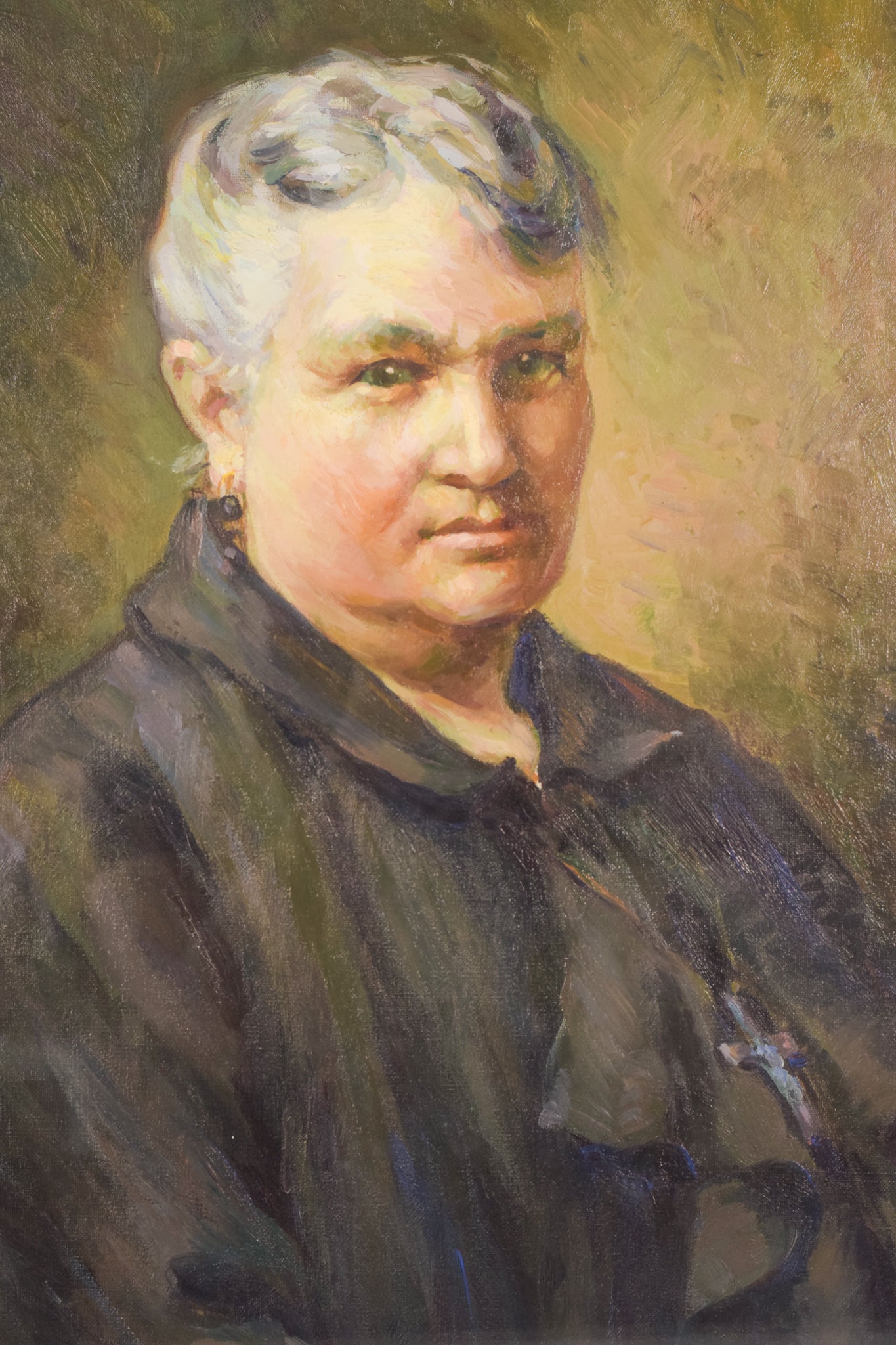 Artwork by Unknown, Portrait of a Lady, Made of Oil on canvas 