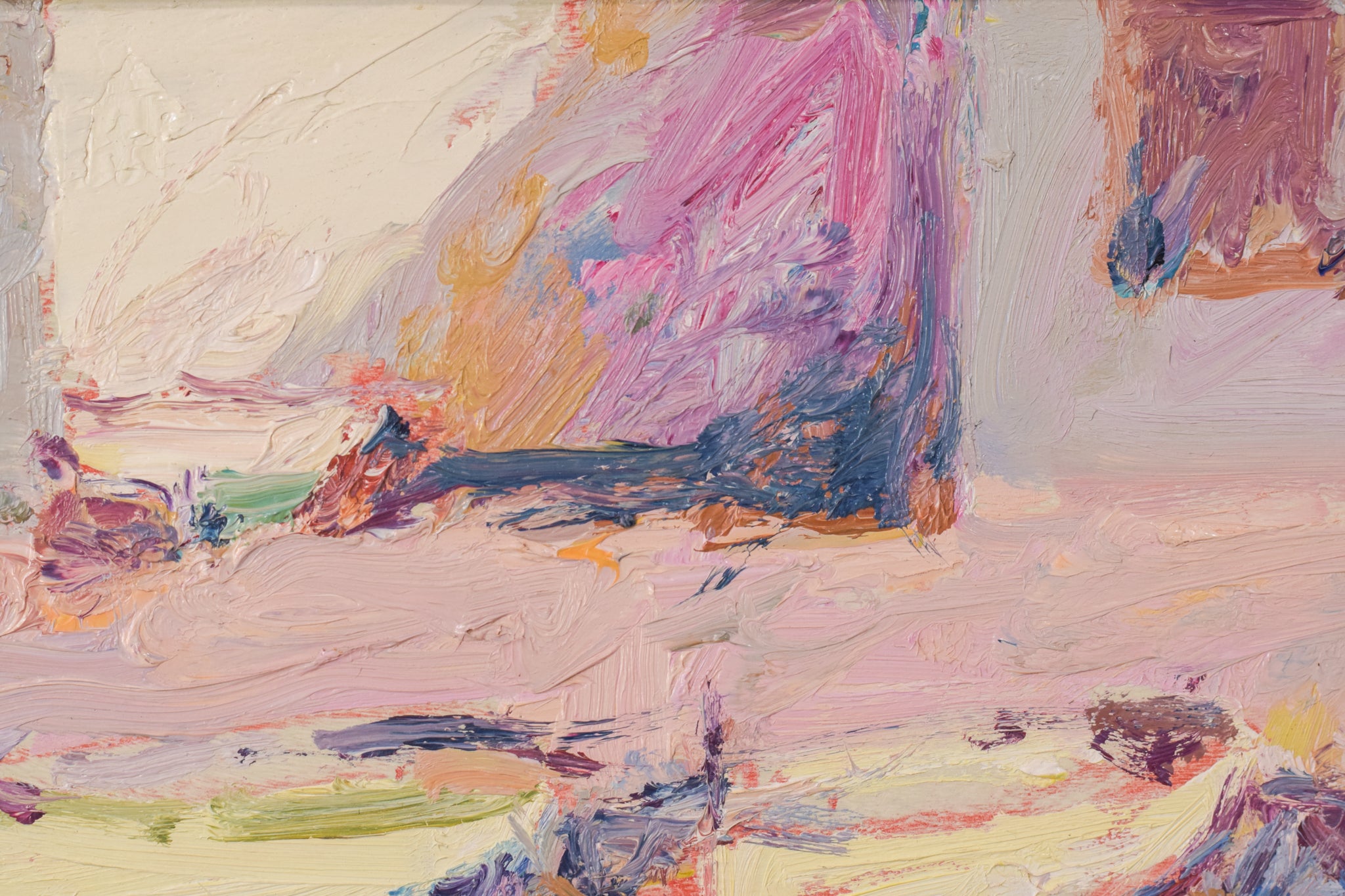 Artwork by Unknown, Post Impressionist - Fishing Boats, Made of Oil on board 