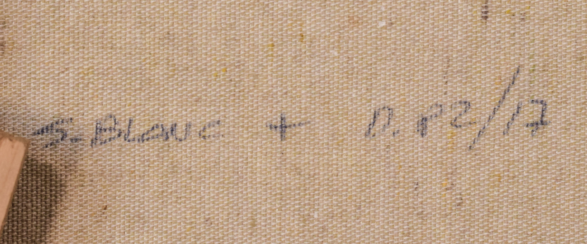 A painting of boats docked on a body of water.