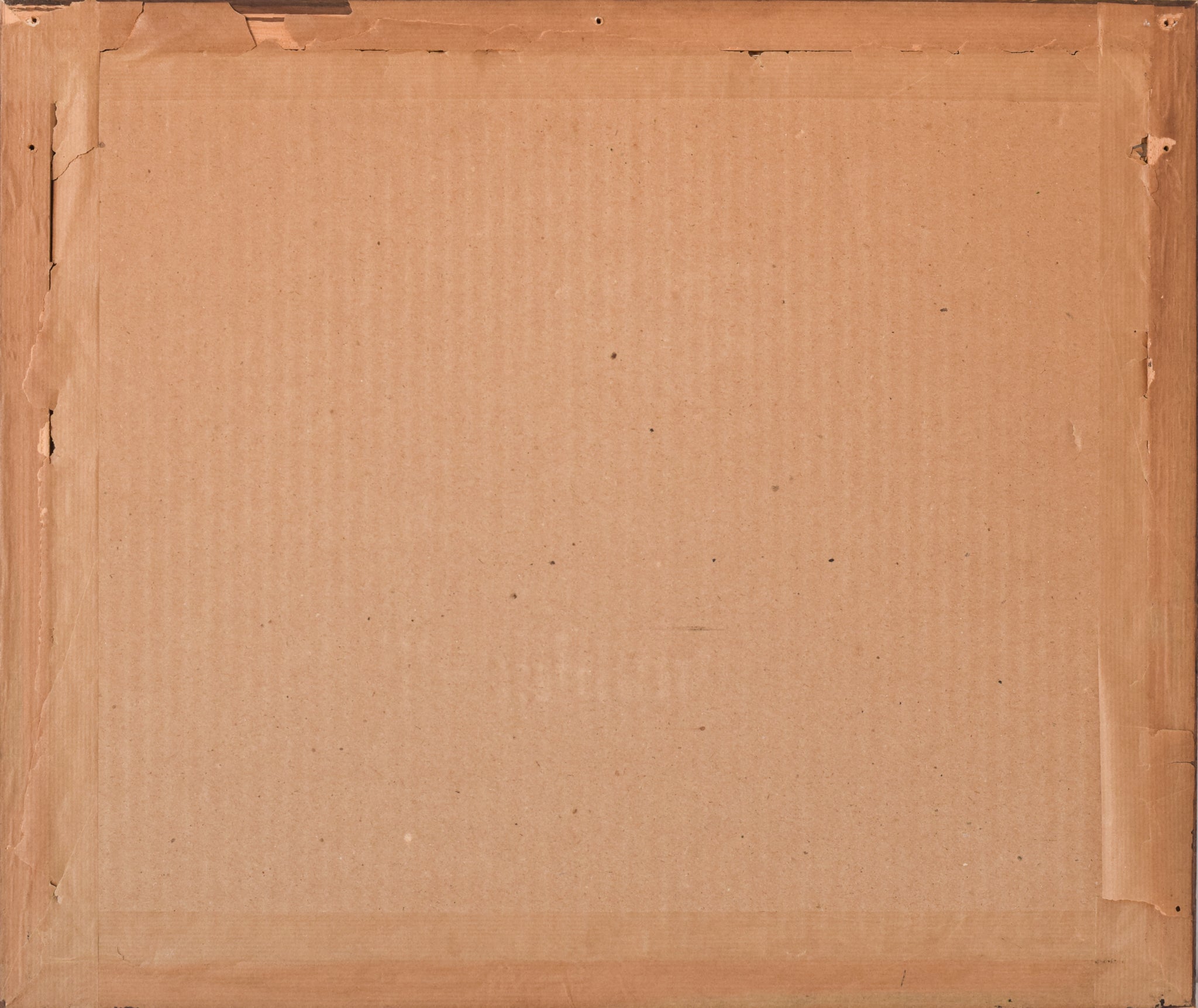 A drawing of a dirt road with a tower in the background.