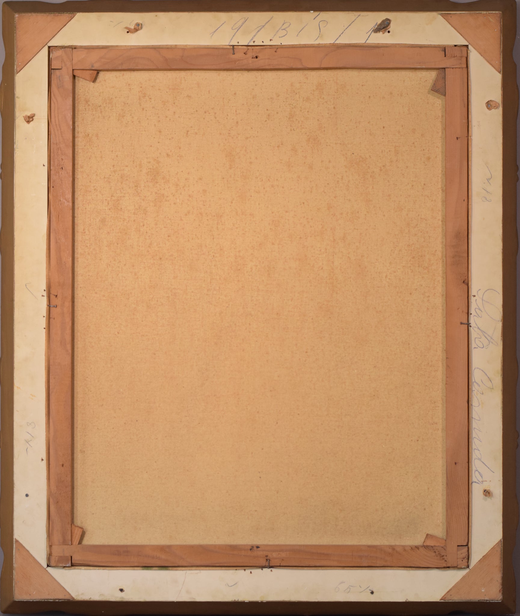 A painting of a bouquet of flowers on a green background.