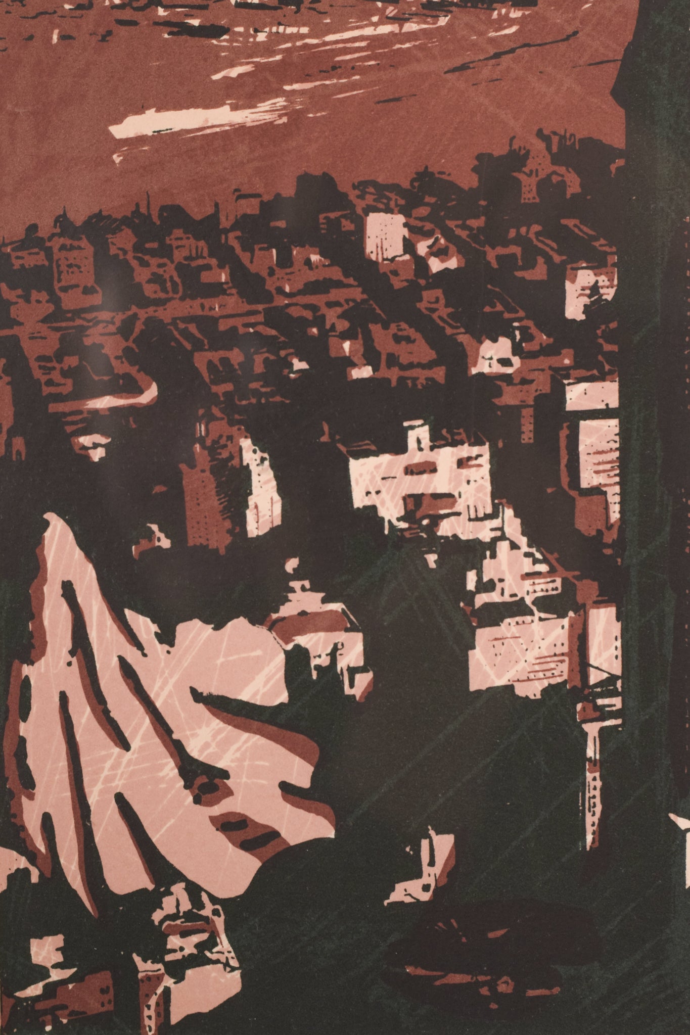 A picture of the Empire State Building in New York City.