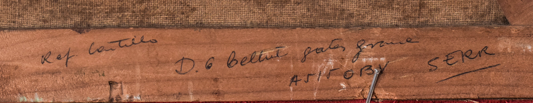 Artwork by Unknown, Still Life - Hydrangeas, Made of Oil on canvas 