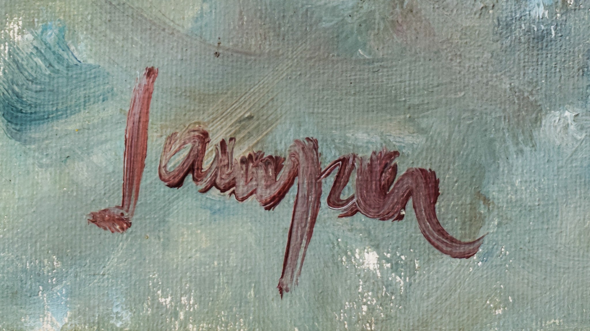 Artwork by Unknown, Still Life - With Flowers and Photograph, Made of Oil on canvas 