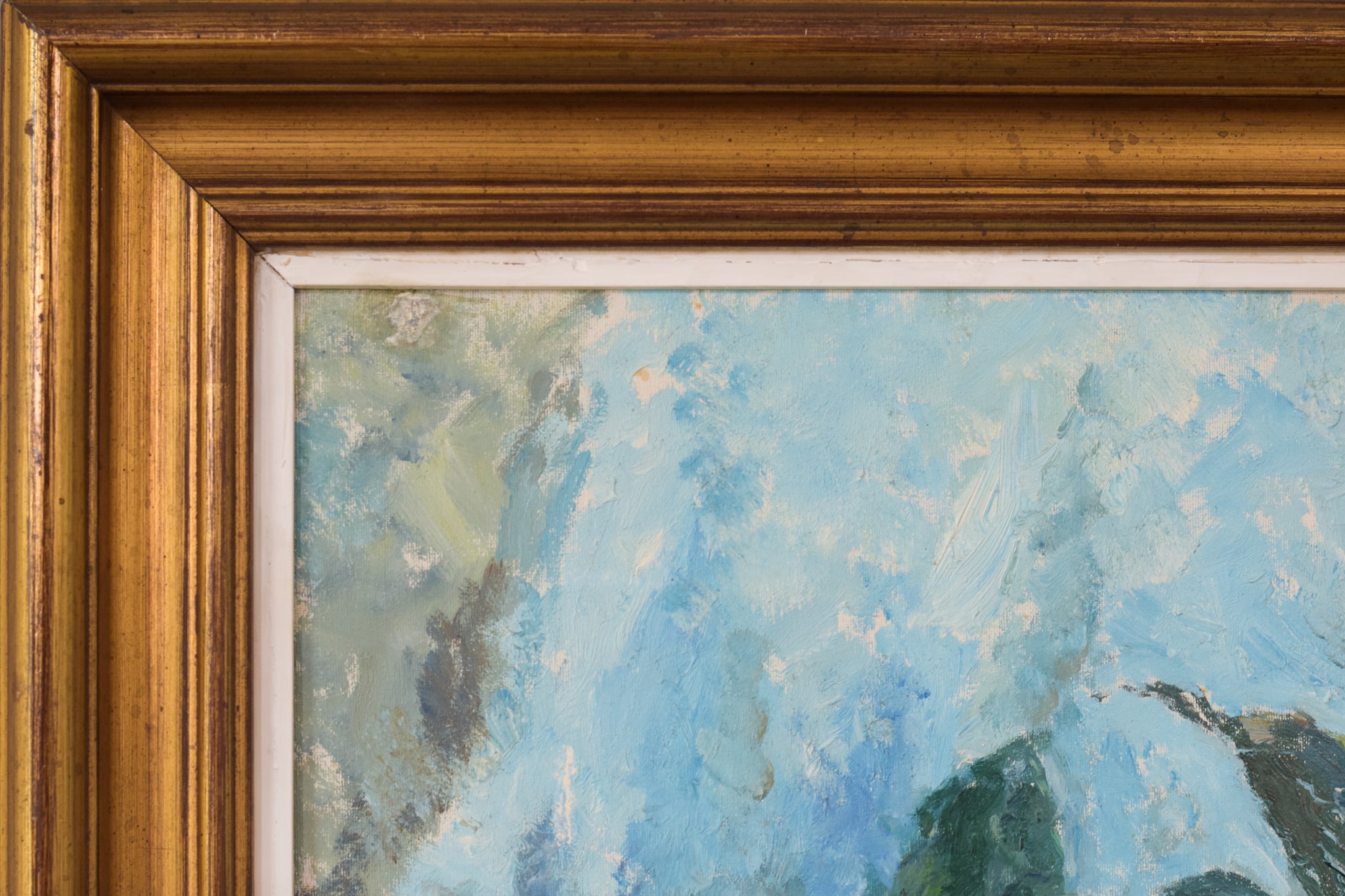 Artwork by Unknown, Still Life - With Flowers and Photograph, Made of Oil on canvas 