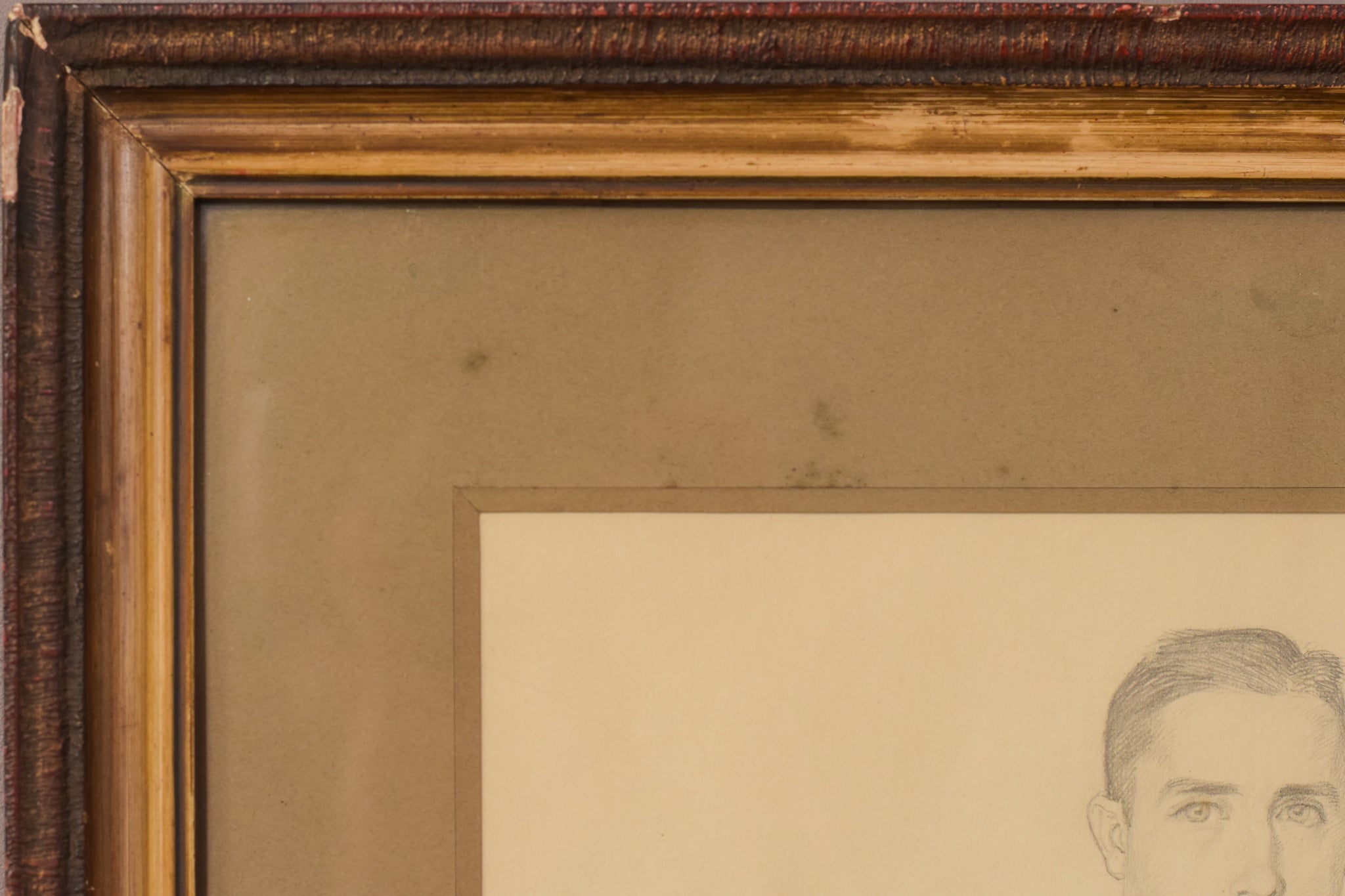 A drawing of a man sitting on a chair.