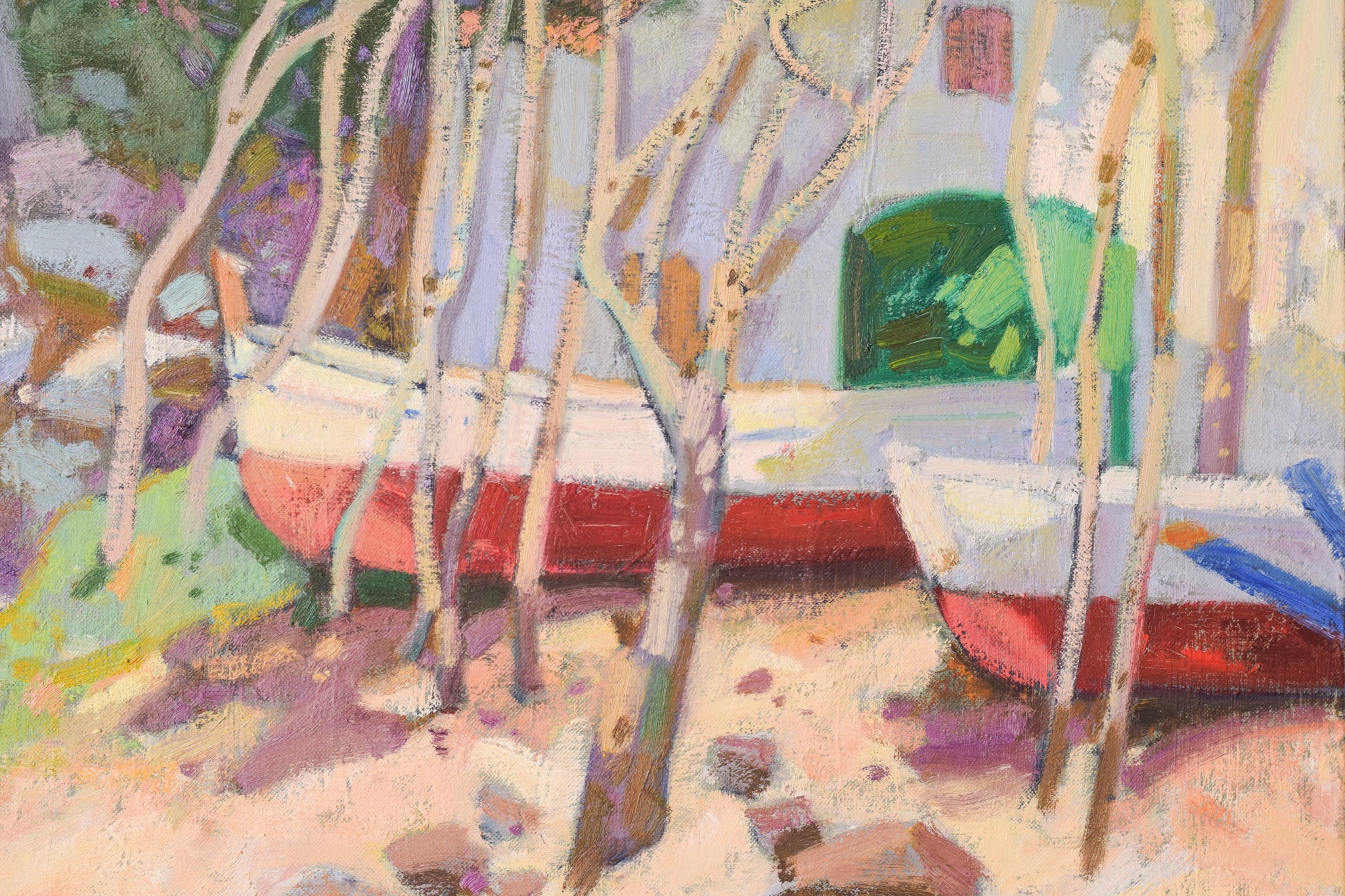 Artwork by Unknown, The Fisherman's House, Made of Oil on canvas 