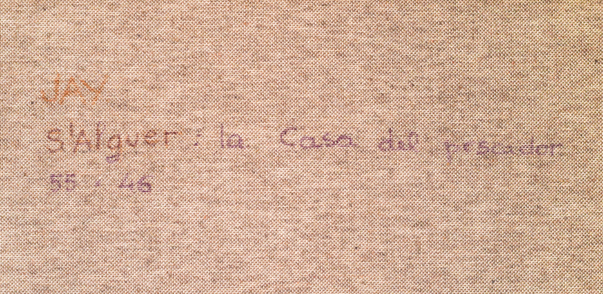 Artwork by Unknown, The Fisherman's House, Made of Oil on canvas 