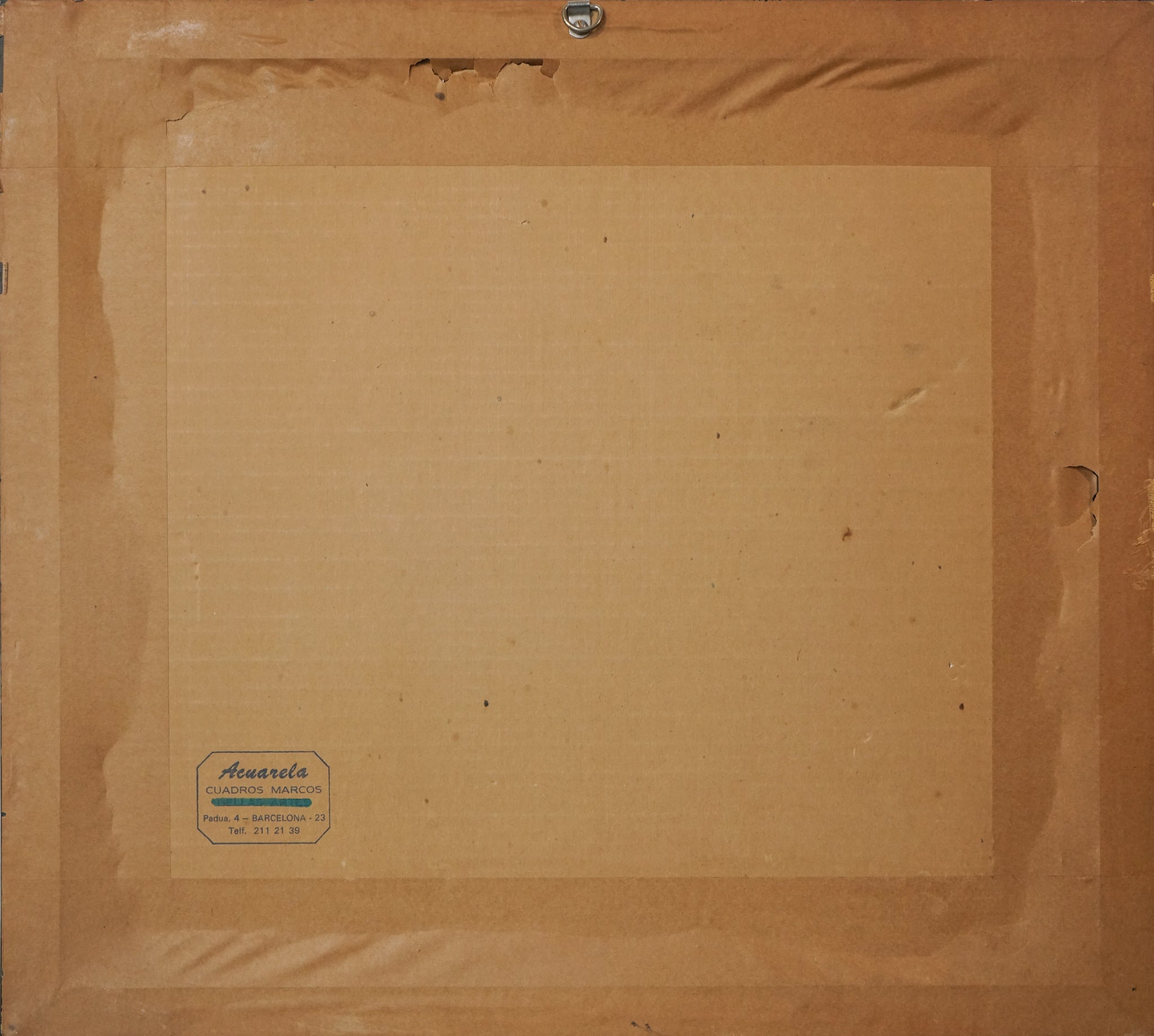 Two paintings of boats tied up to a dock.