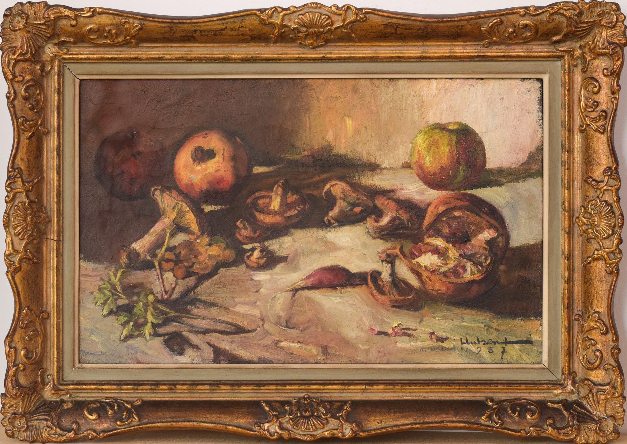 Artwork by Unknown, Y Un Rabano, Made of Oil on canvas 
