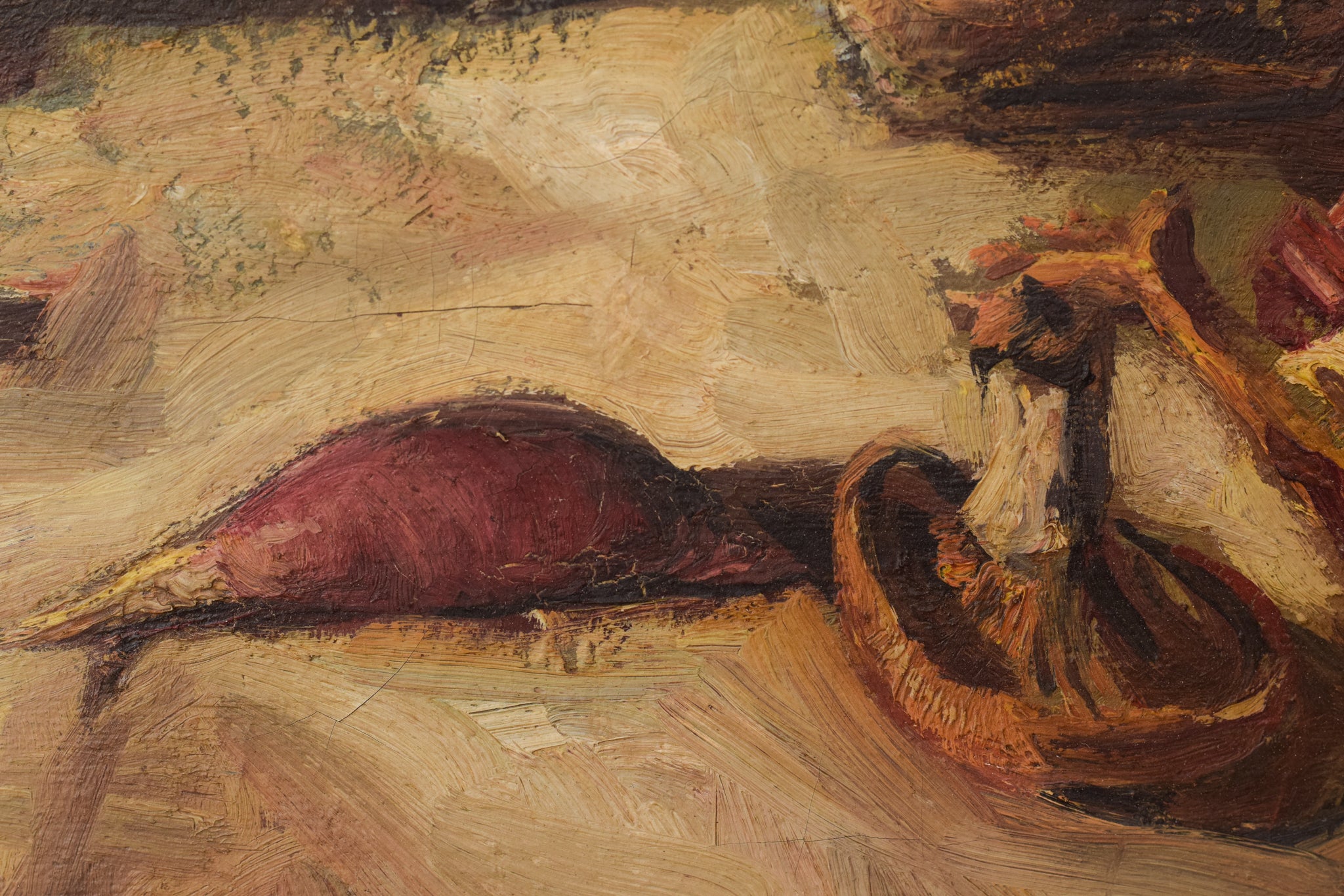 Artwork by Unknown, Y Un Rabano, Made of Oil on canvas 