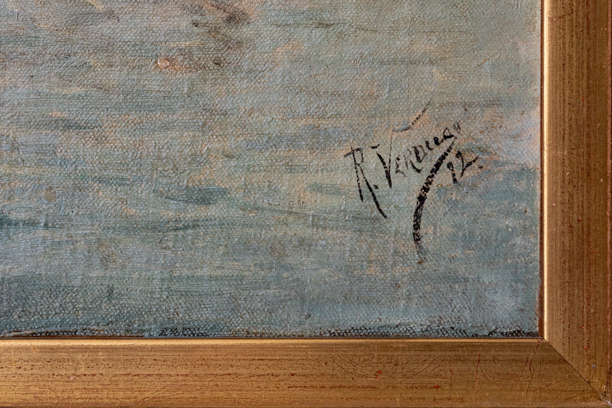 Artwork by Various Artists, Collection of Four 19th Century Marine Paintings, Made of Oil on canvas 