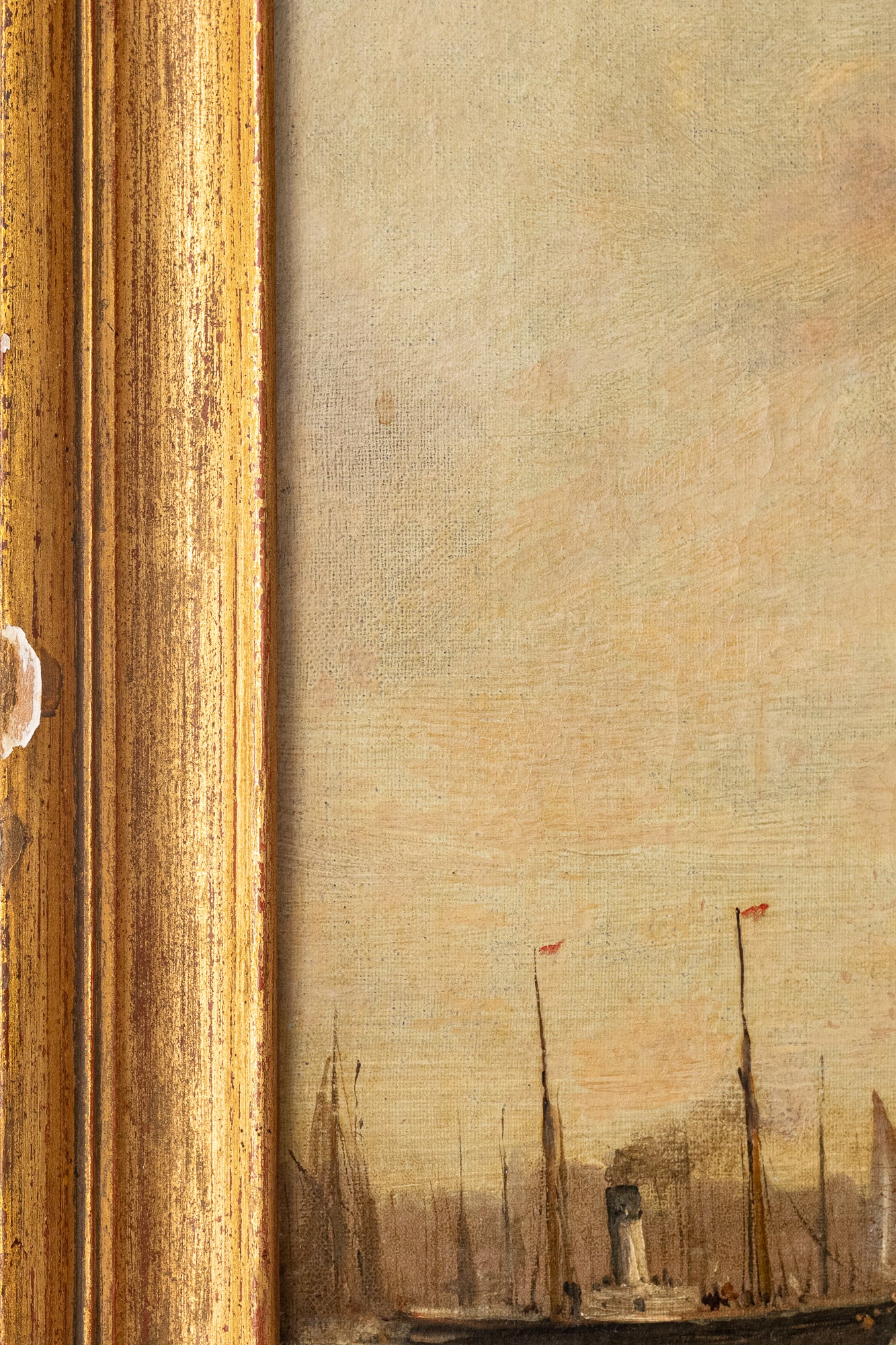 Artwork by Various Artists, Collection of Four 19th Century Marine Paintings, Made of Oil on canvas 