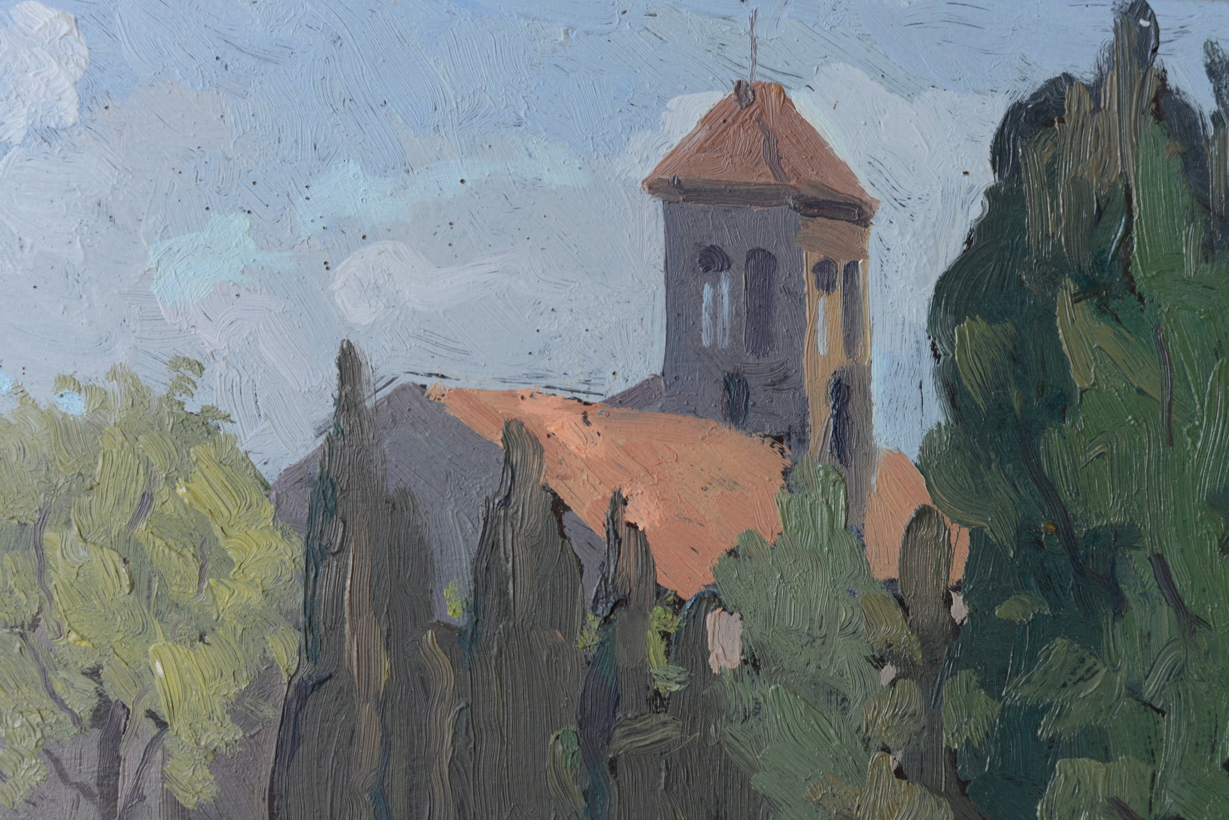 Artwork by Various Artists, Three Framed Colourist Oils, Made of Oil on canvas 