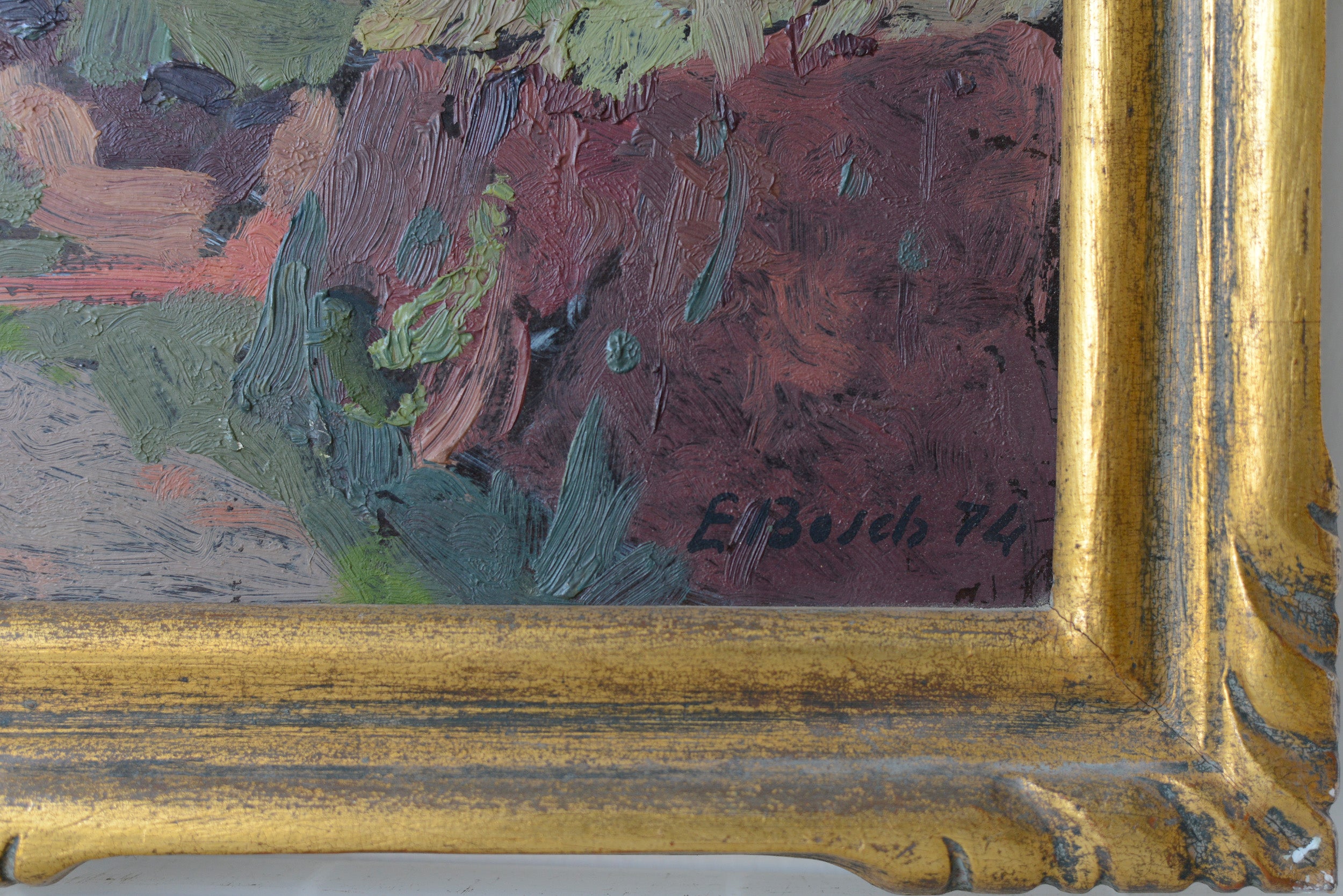 Artwork by Various Artists, Three Framed Colourist Oils, Made of Oil on canvas 