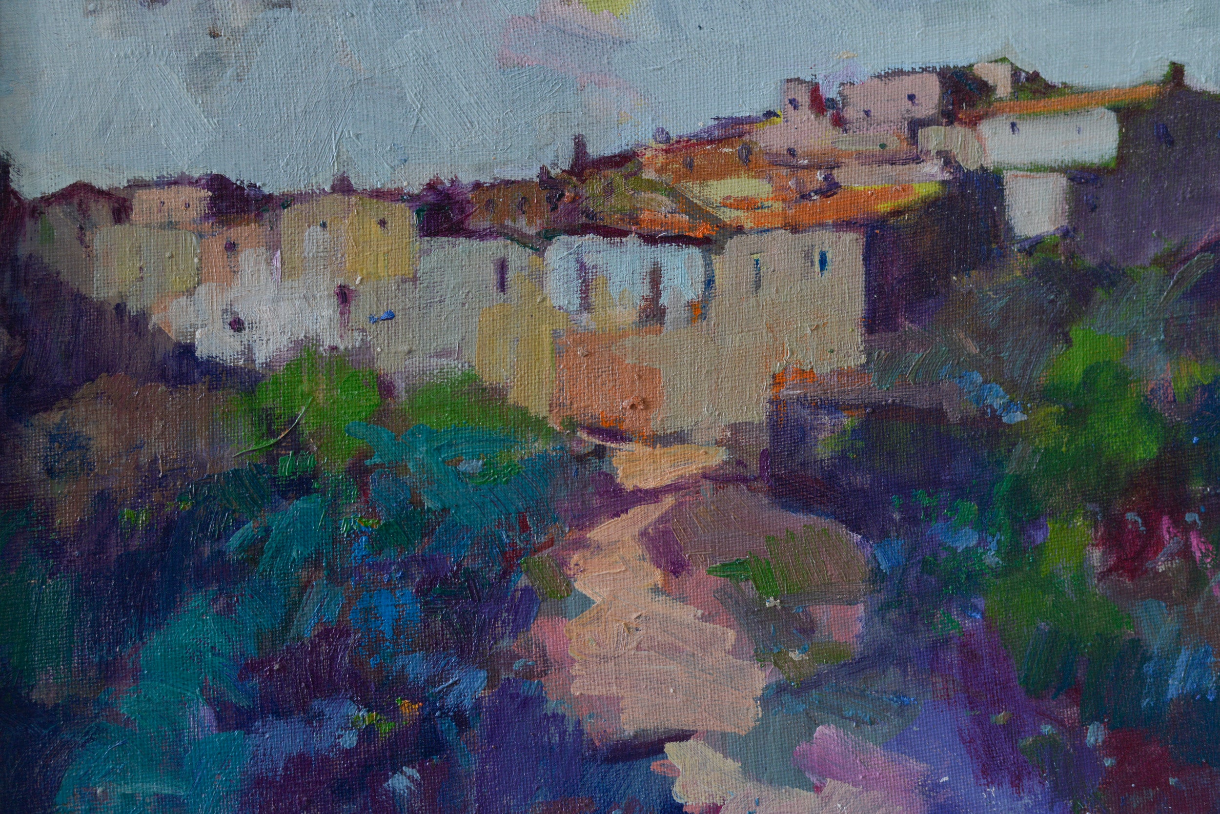 Artwork by Various Artists, Three Framed Colourist Oils, Made of Oil on canvas 