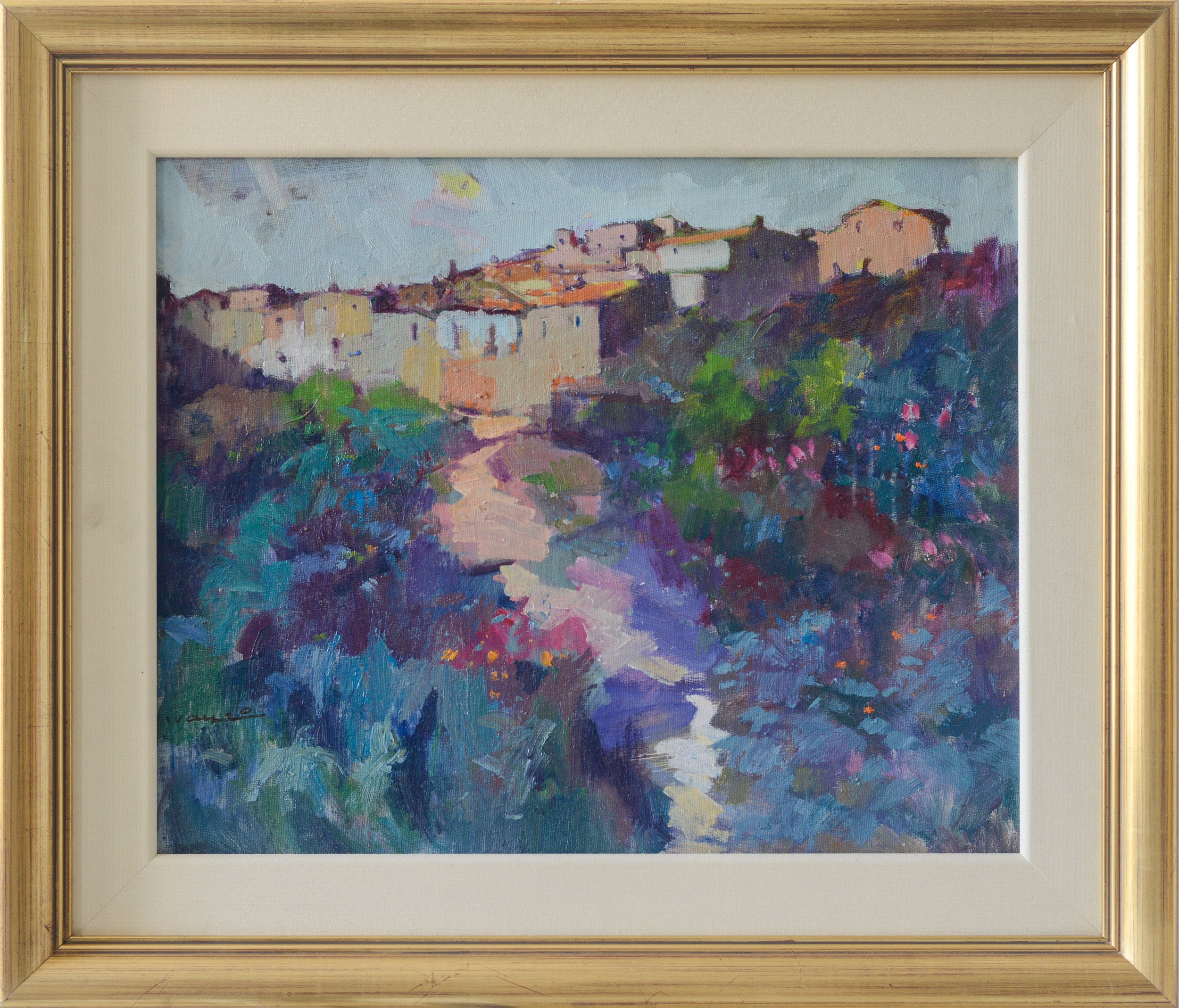 Artwork by Various Artists, Three Framed Colourist Oils, Made of Oil on canvas 