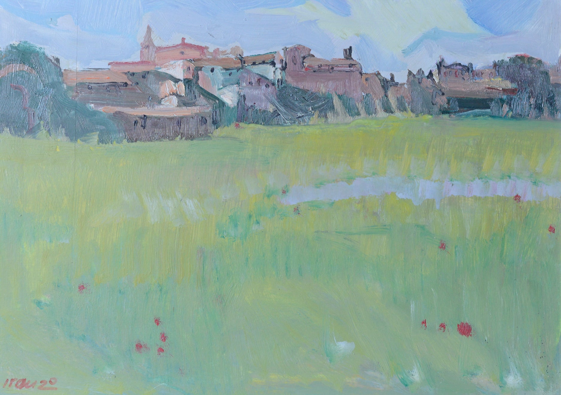 Artwork by Various Artists, Three Framed Colourist Oils, Made of Oil on canvas 