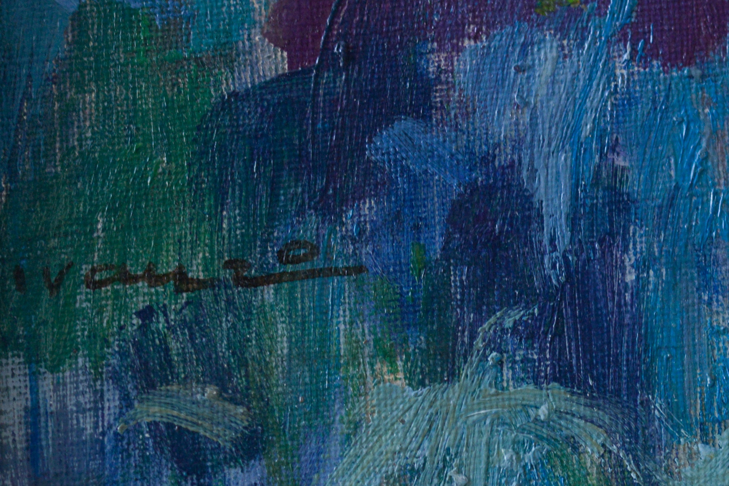 Artwork by Various Artists, Three Framed Colourist Oils, Made of Oil on canvas 