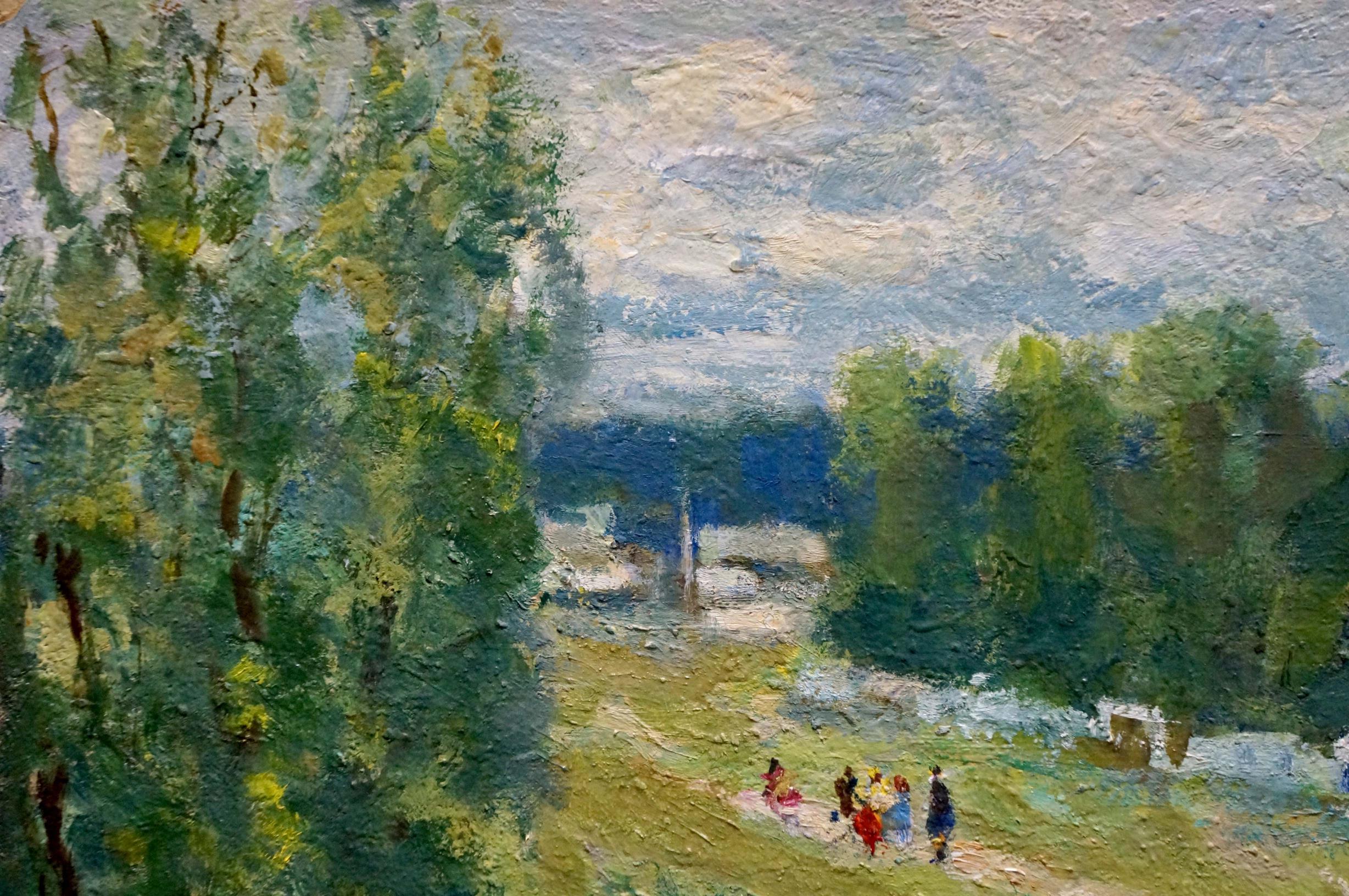 Artwork by Grigory Stepanovich Vasetsky, Summer, Made of Oil, Cardboard 